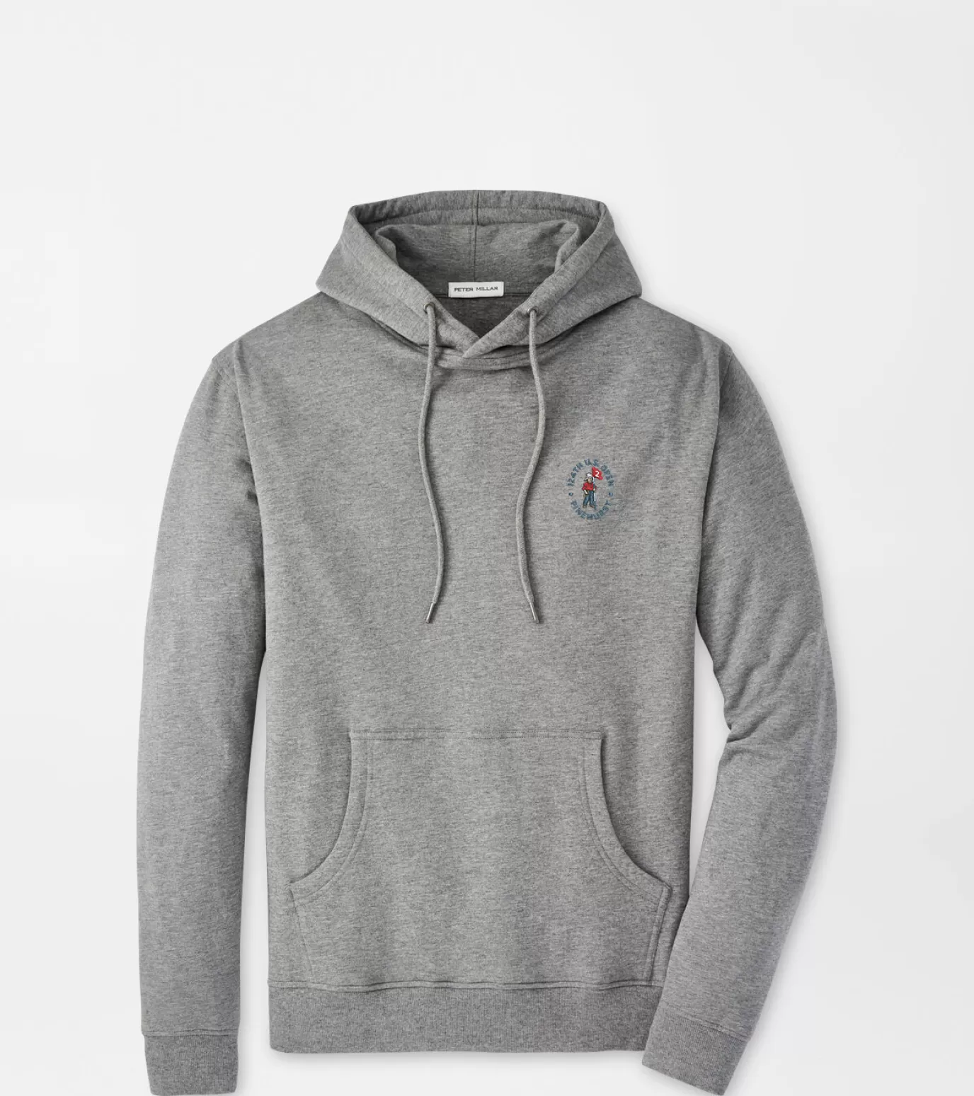 U.S. Open Collection-GOLF Peter Millar 124th U.S. Open Lava Wash Hoodie Gale Grey