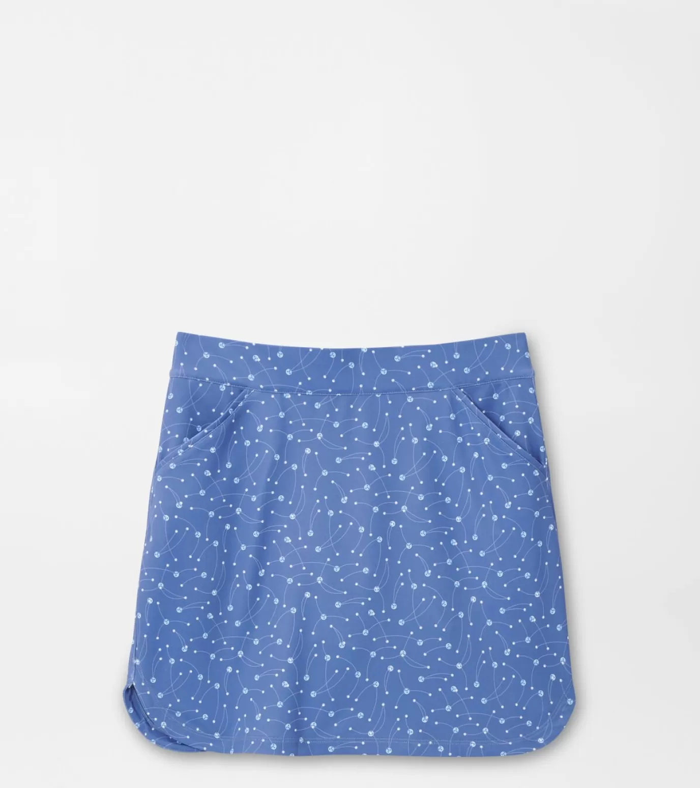 Crown-WOMEN Peter Millar Alice Short Putt Petal Hem Skort STORM