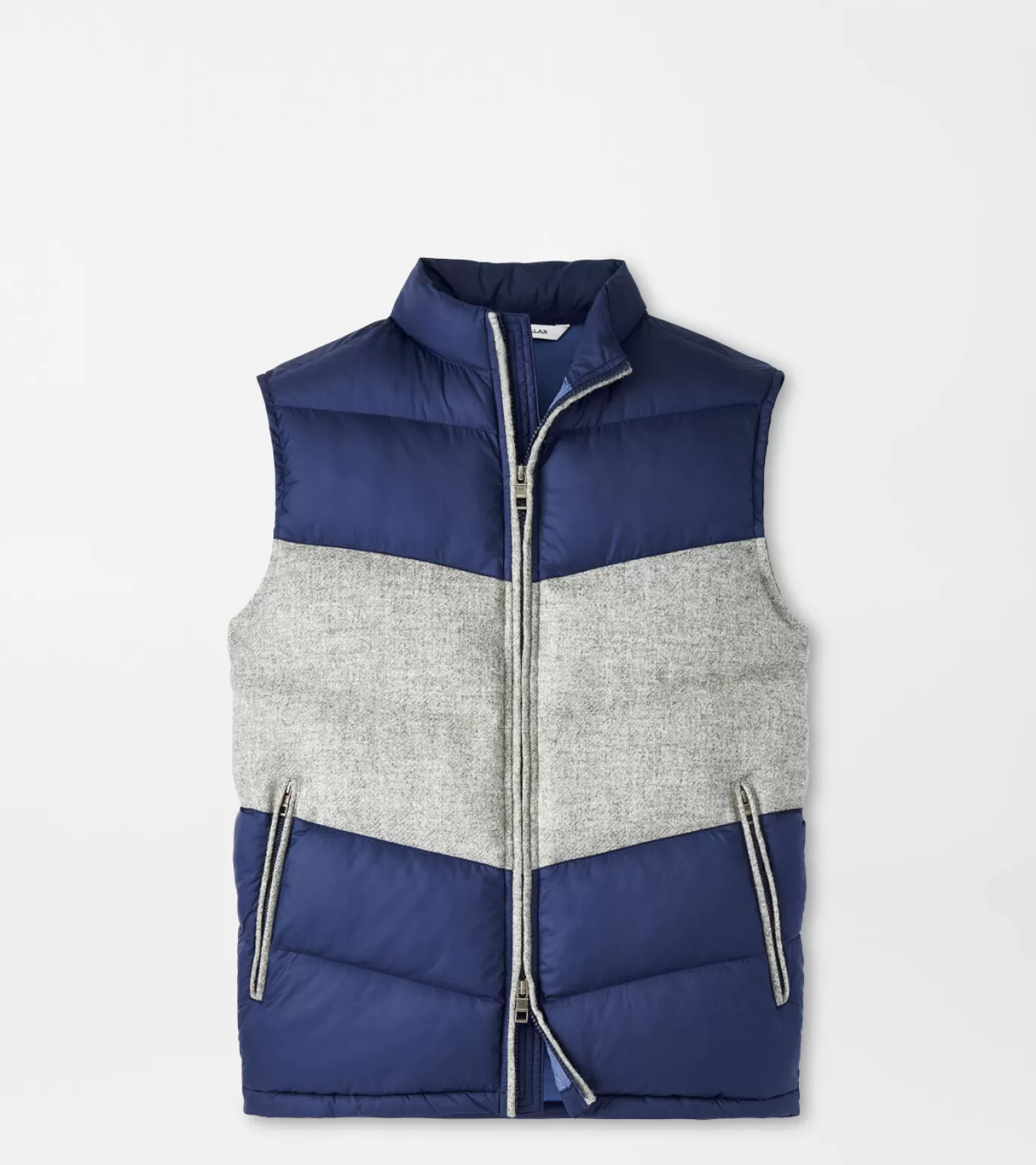 Coastal Adventure | U.S. Open Collection | Jackets & Coats-MEN | MEN | MEN Peter Millar Alpine Vest Navy/Gale Grey