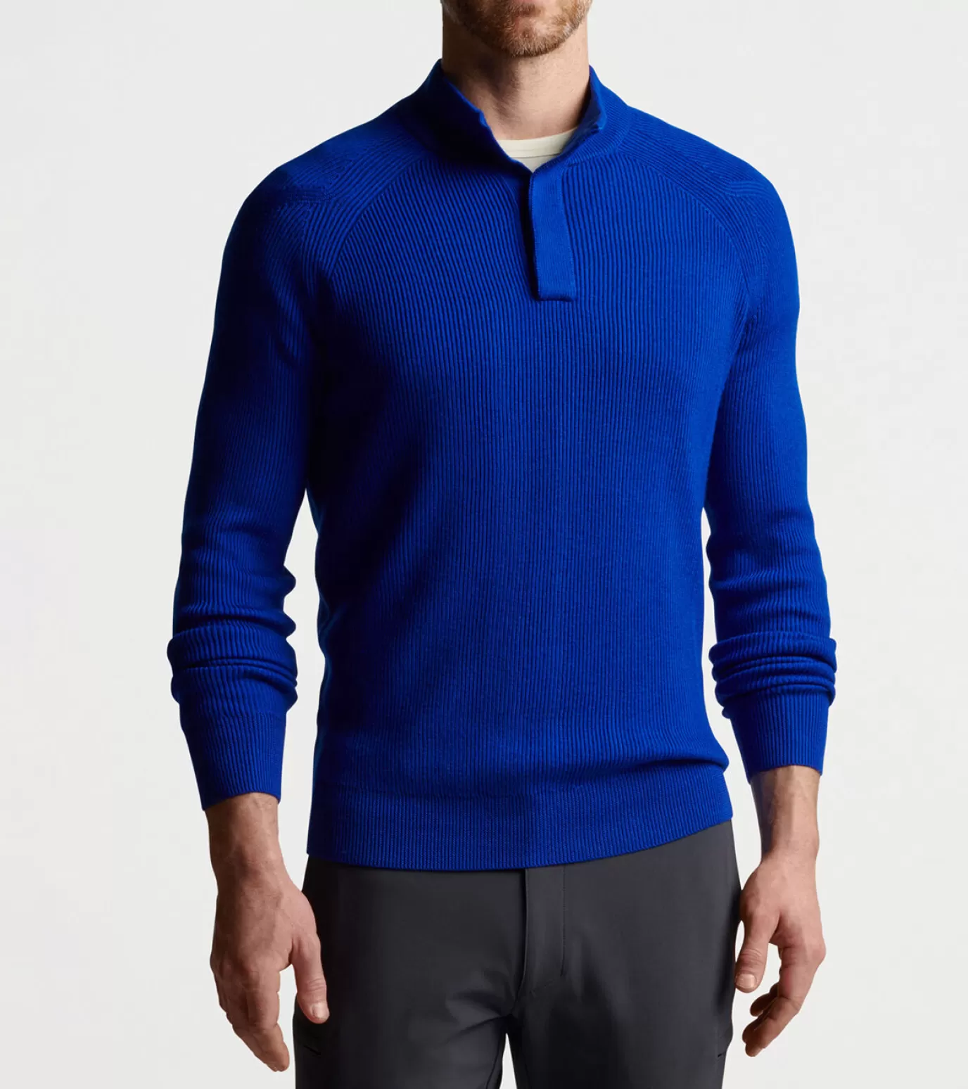 Sweaters | Sport Shirts-MEN | MEN Peter Millar Après Ski Sweater DARK COBALT