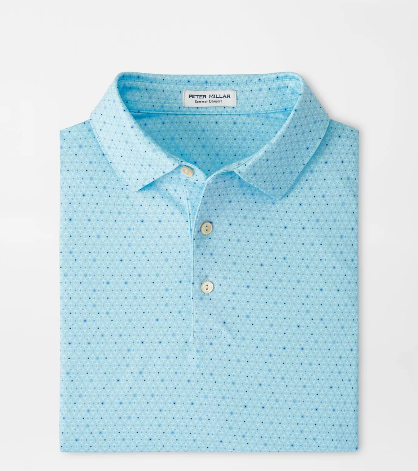 Travel Well | Coastal Adventure | Polos-Youth | MEN | MEN | MEN Peter Millar Avon Performance Jersey Polo Celeste