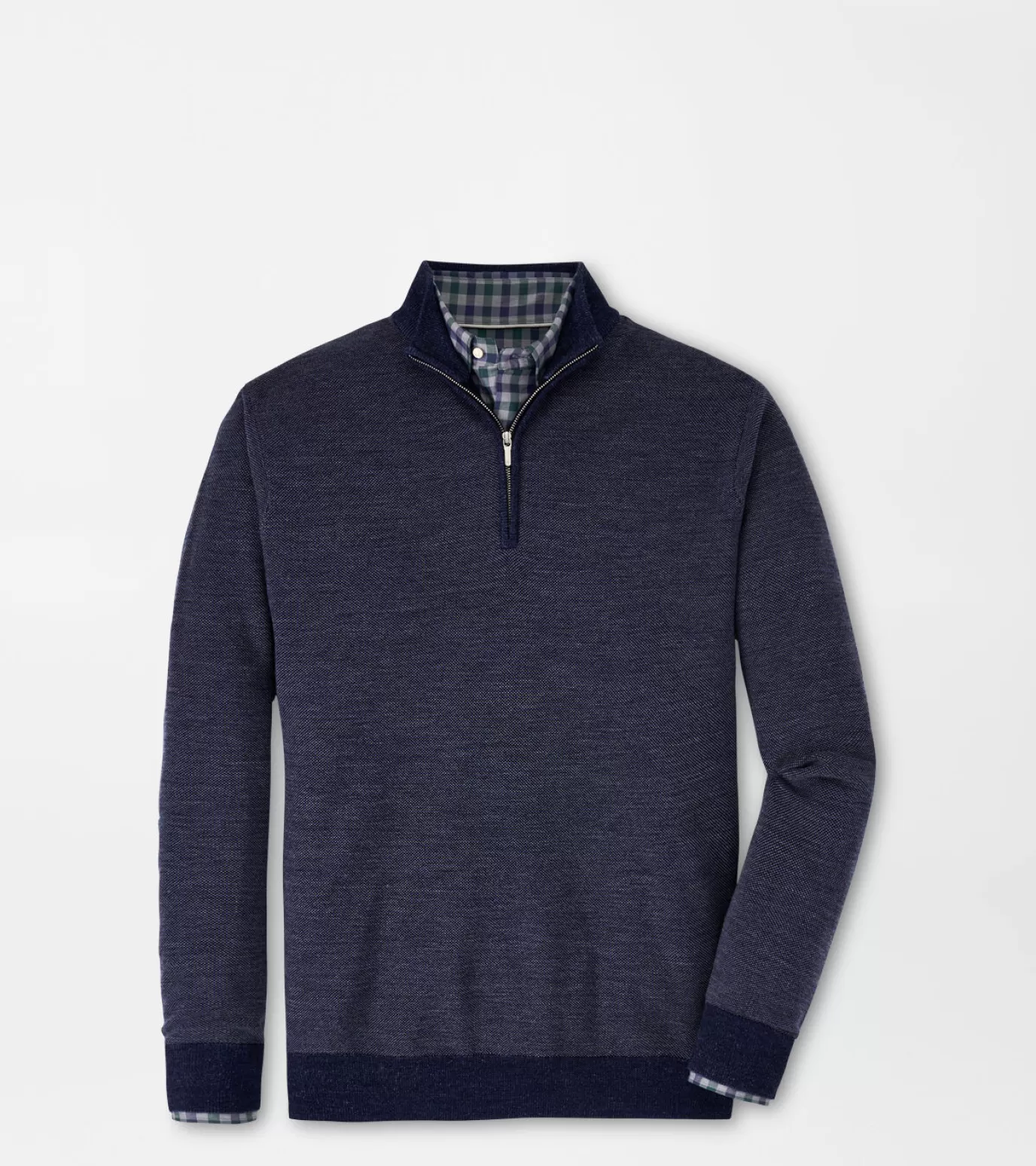 Coastal Adventure | U.S. Open Collection | Sport Shirts-MEN | MEN | MEN Peter Millar Breaker Birdseye Quarter-Zip BALSAM