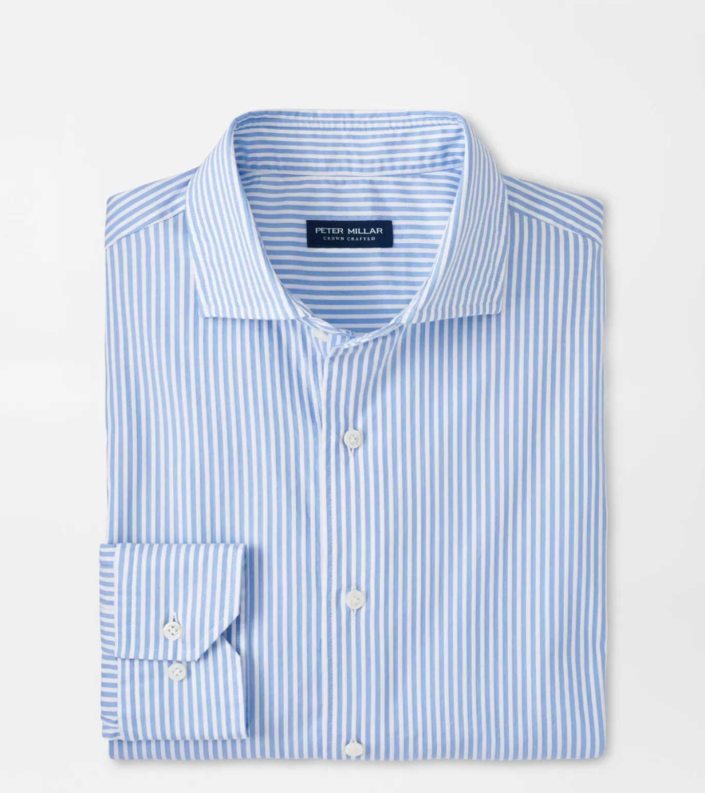 For The Course | Coastal Adventure | U.S. Open Collection-MEN | MEN | MEN Peter Millar Brookhaven Cotton Sport Shirt Gale Grey