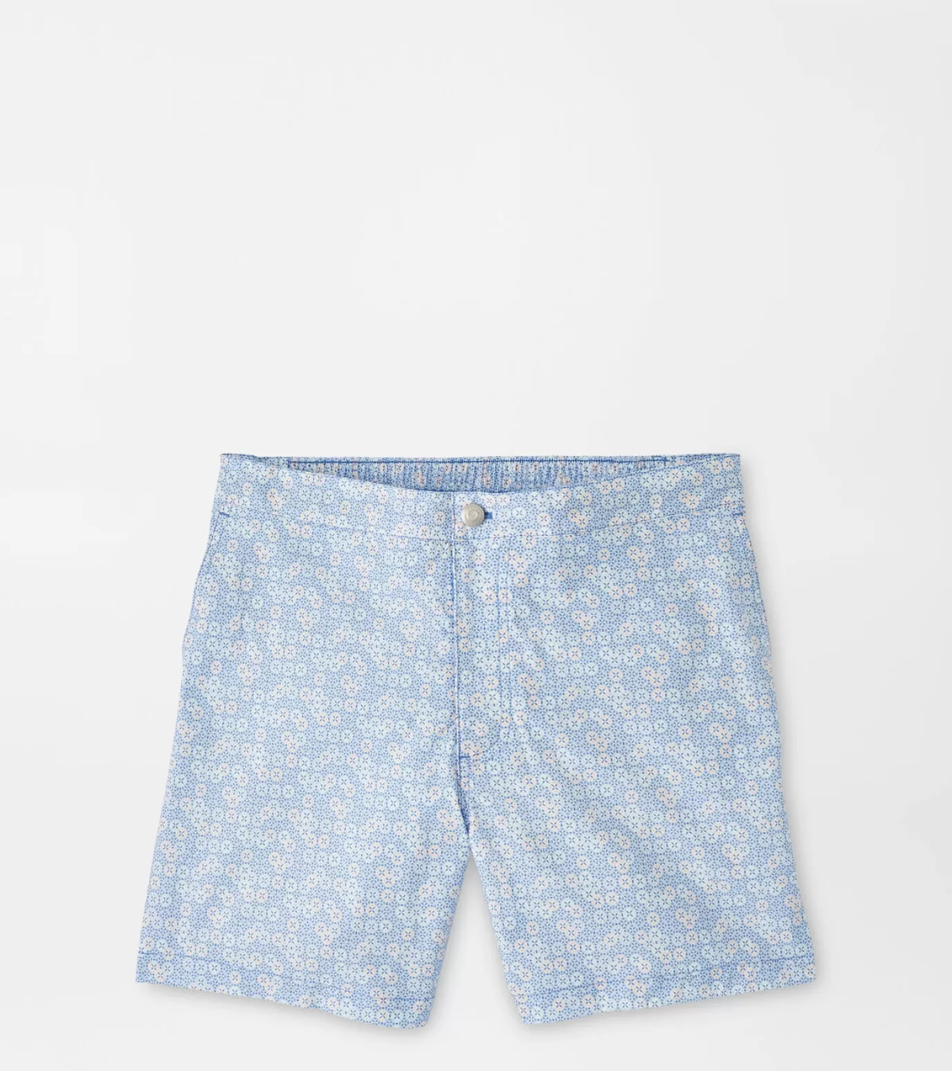 Travel Well | T-Shirts-MEN | MEN Peter Millar Cain Swim Trunk Cascade Blue