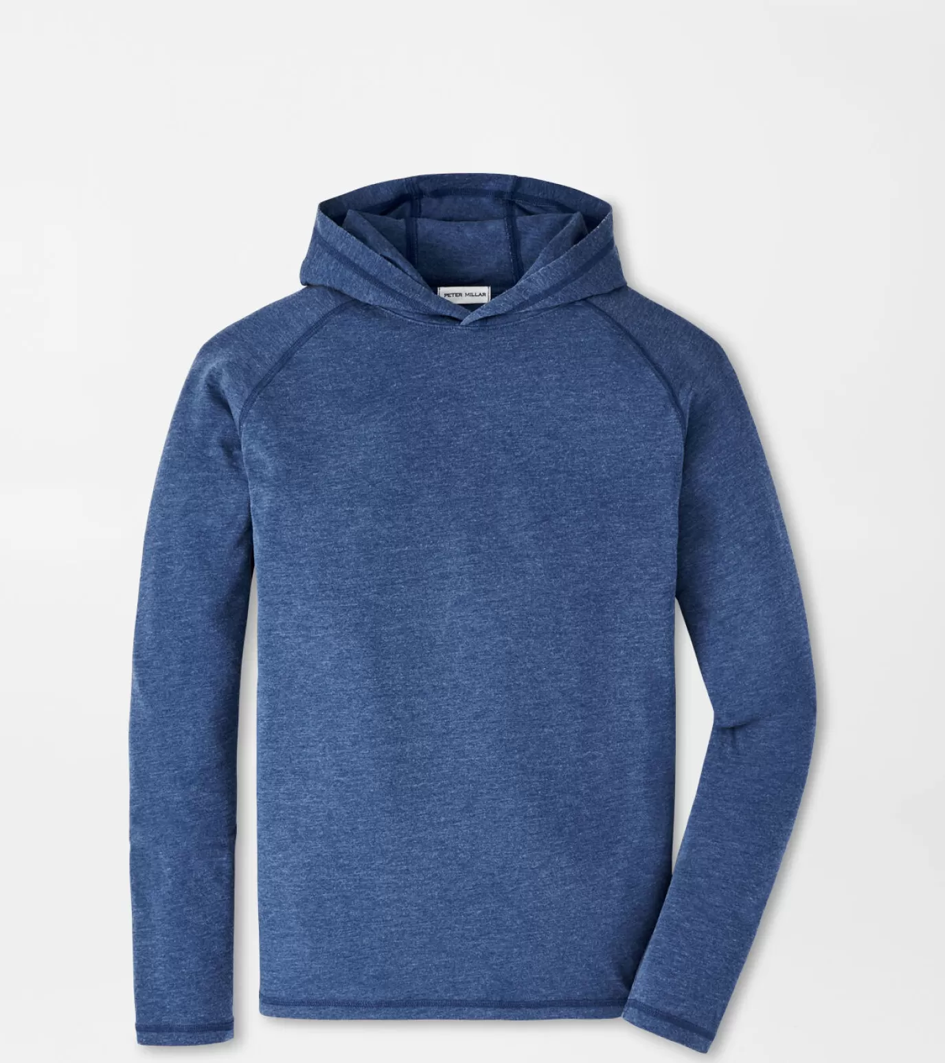 Sweaters-MEN Peter Millar Cannon Popover Hoodie Atlantic Blue