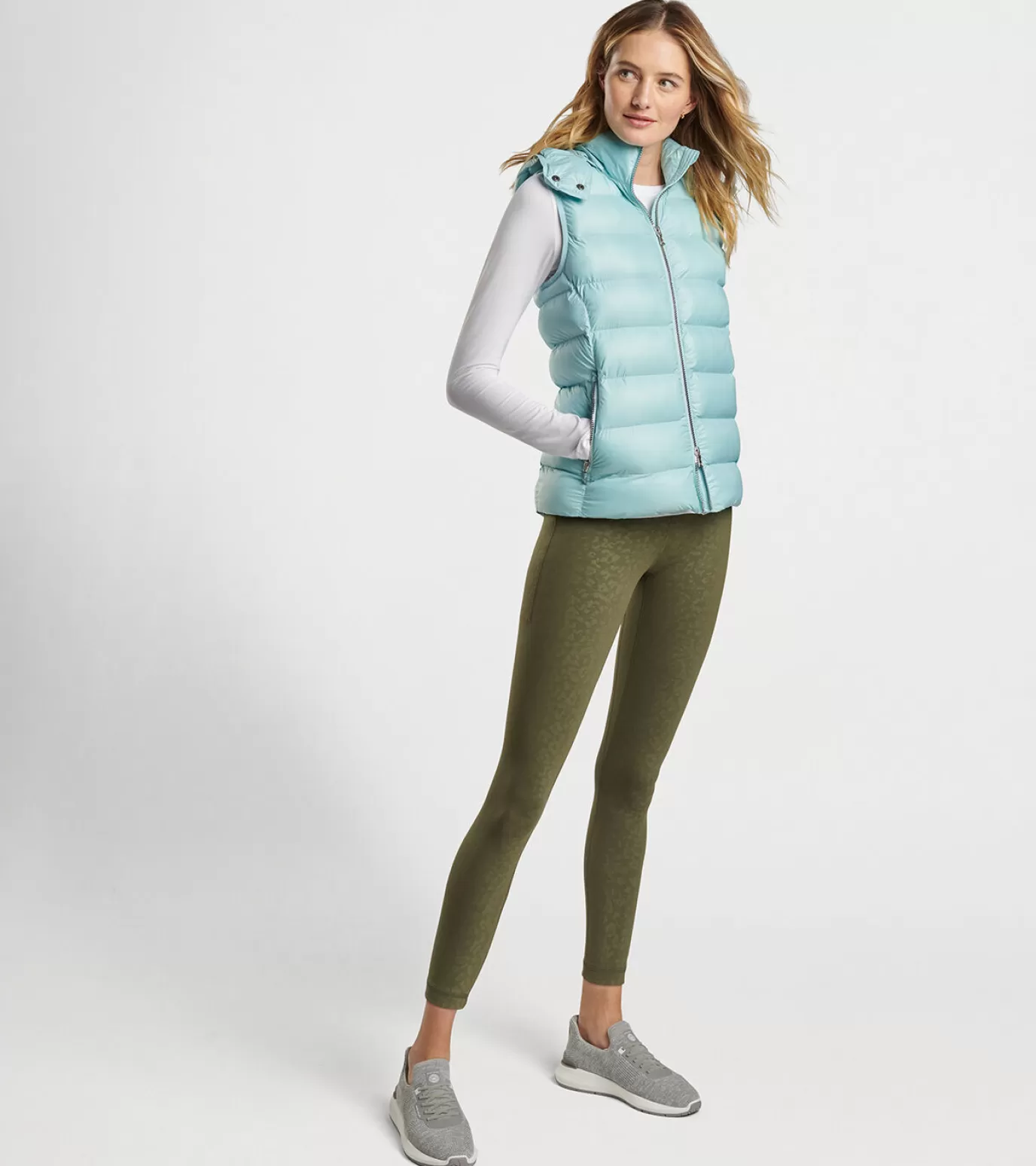 Crown Sport | Crown-WOMEN | WOMEN Peter Millar Chiron Hooded Vest Black