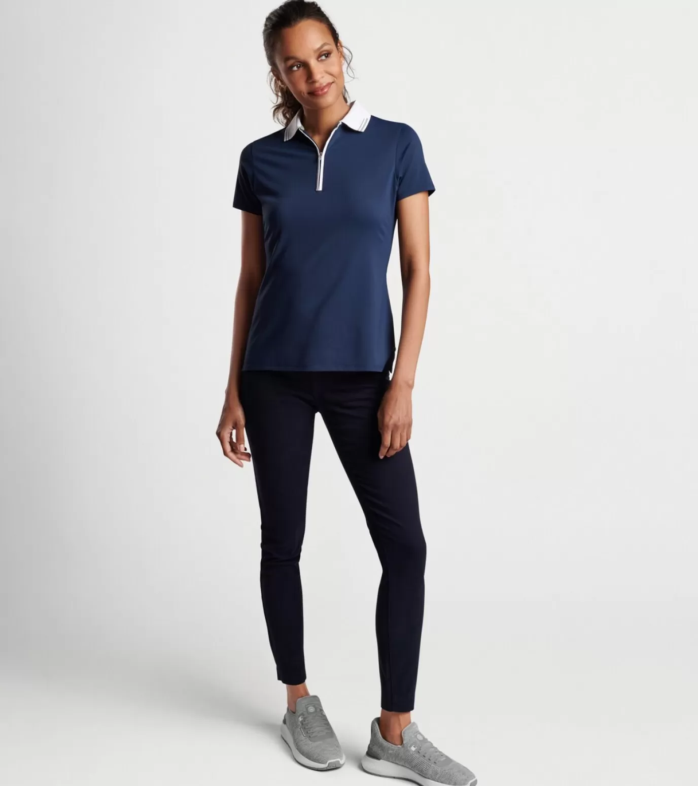 Crown | Find Your Fit-WOMEN | MEN Peter Millar Chrissie Polo Black