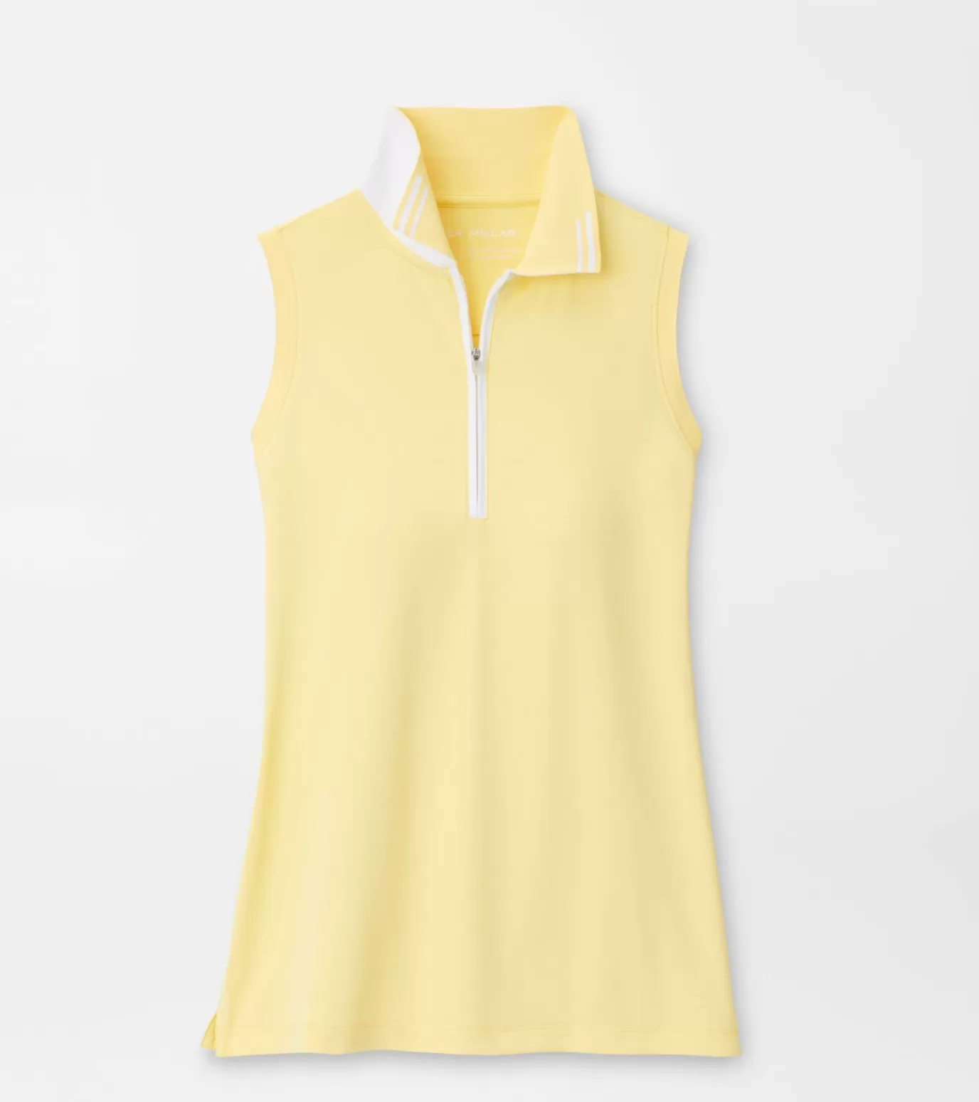 Crown | Find Your Fit-WOMEN | MEN Peter Millar Chrissie Sleeveless Polo MORNING SUN/WHITE