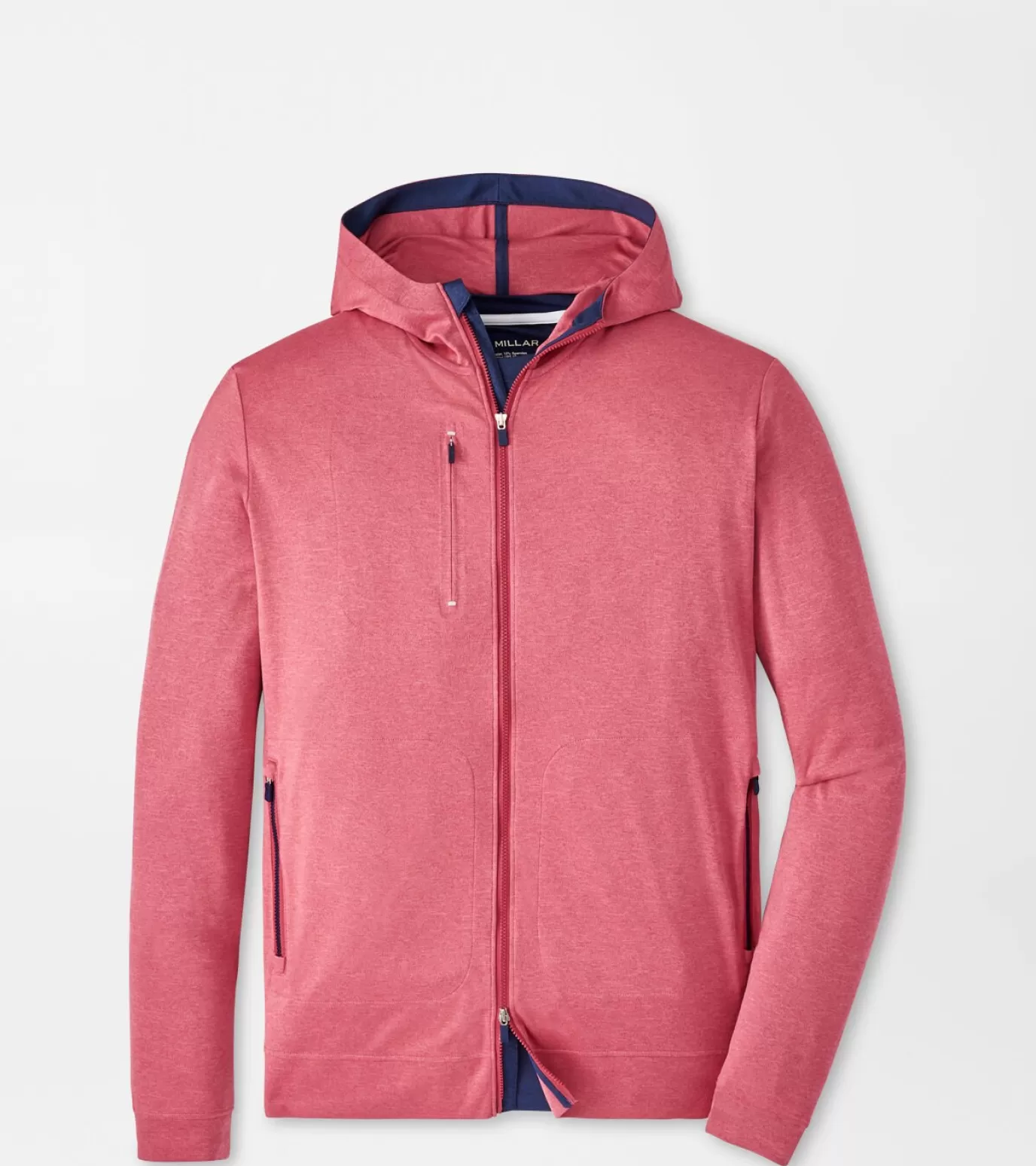 Sweaters-MEN Peter Millar Cloudglow Performance Hoodie Cape Red