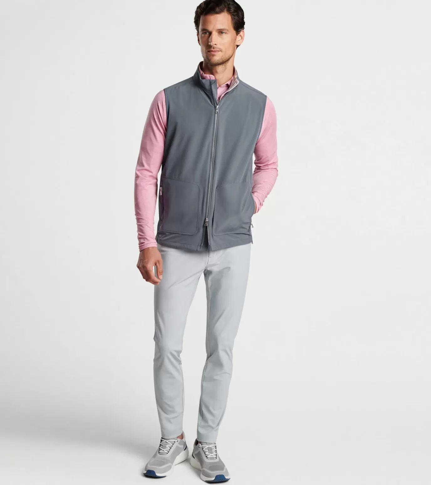 Travel Well | Jackets & Coats-MEN | MEN Peter Millar Contour Vest ICED AQUA