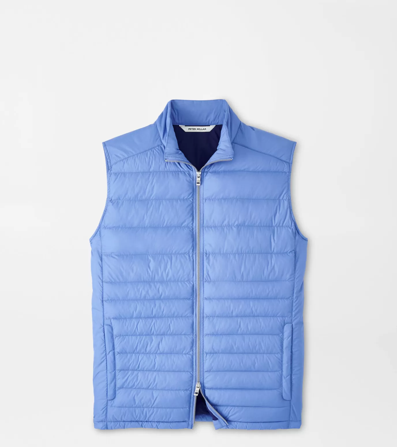 Jackets & Coats-MEN Peter Millar Crown Elite Light Vest Atlantic Blue