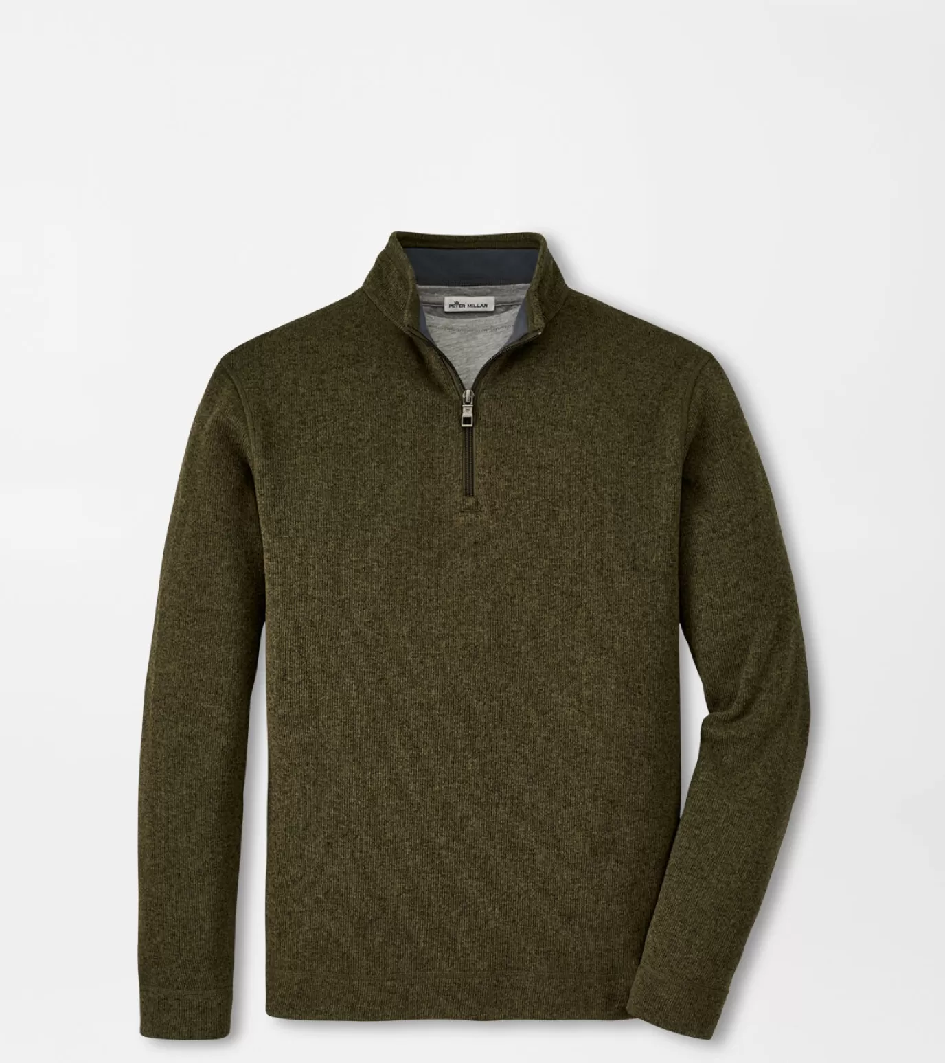 U.S. Open Collection | Sweaters-MEN | MEN Peter Millar Crown Sweater Fleece Quarter-Zip Black