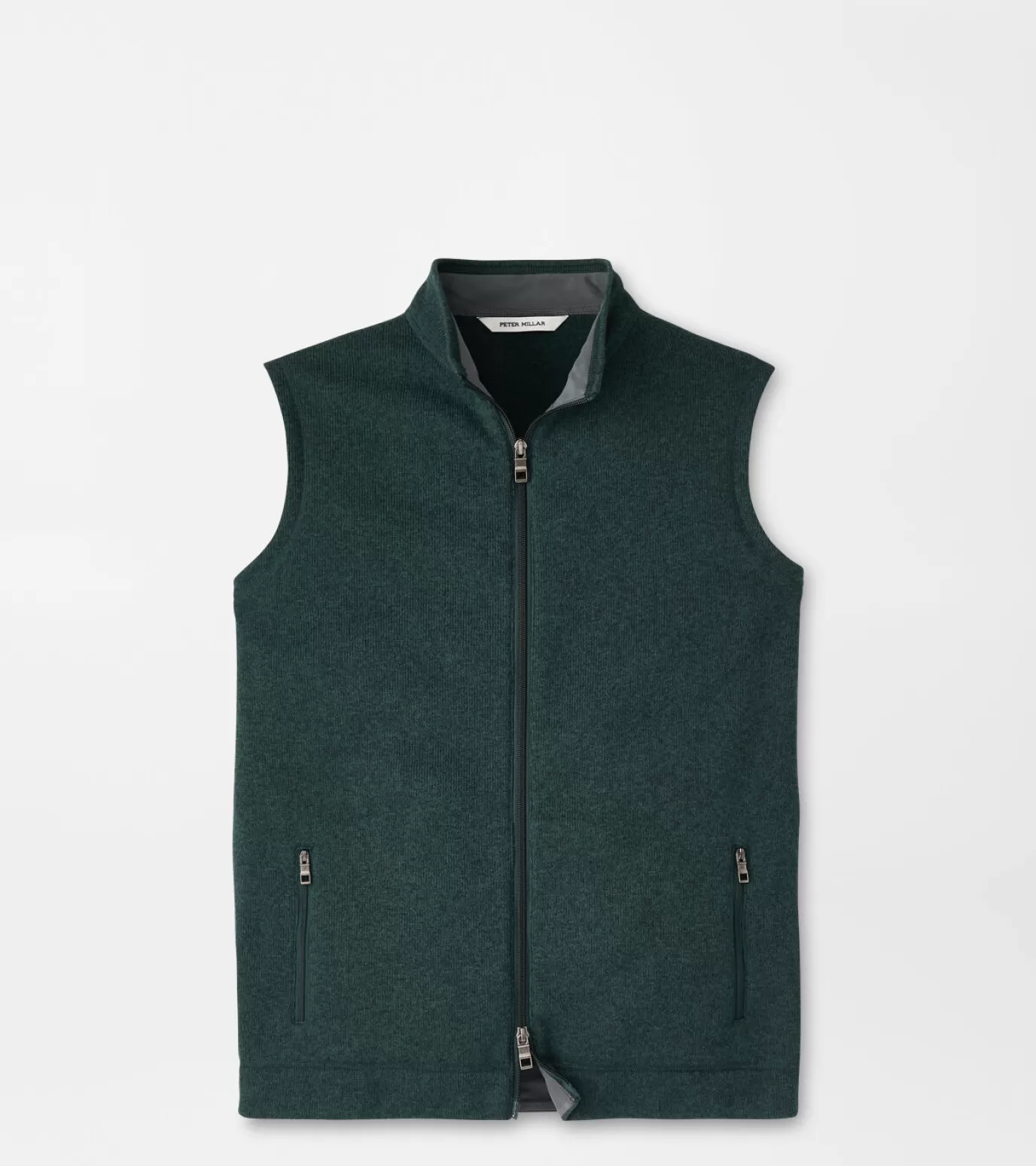 U.S. Open Collection | Jackets & Coats-MEN | MEN Peter Millar Crown Sweater Fleece Vest BALSAM