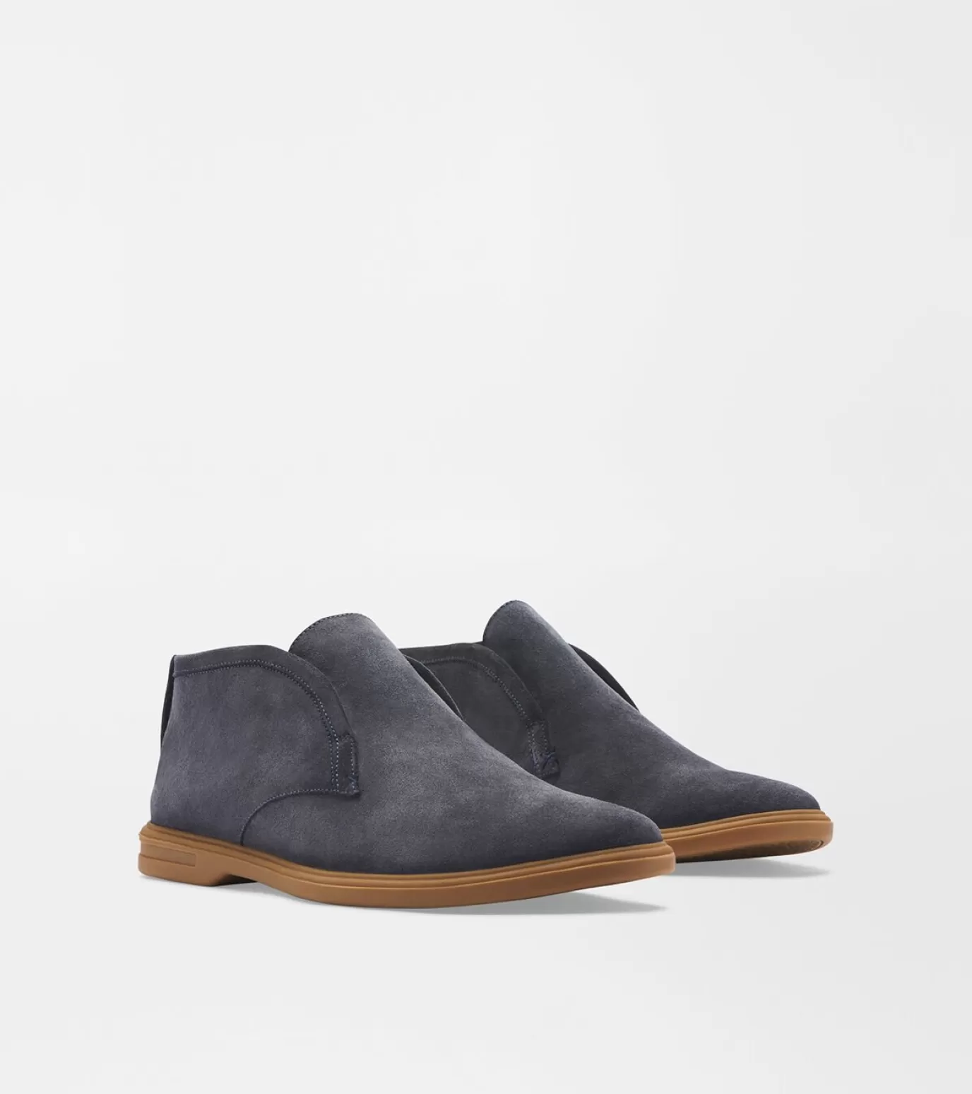 For The Course-MEN Peter Millar Excursionist Chukka Avio Blue