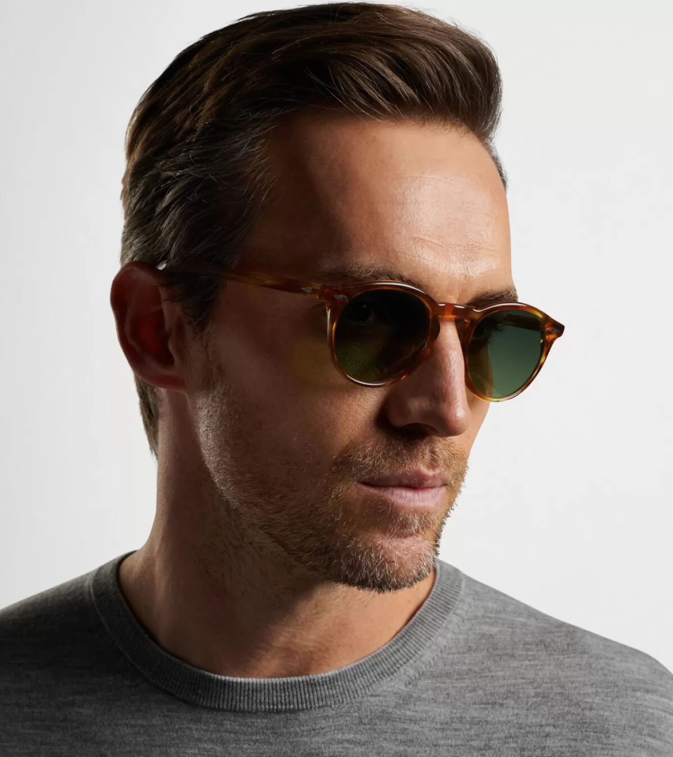 For The Course | Coastal Adventure | Mountain Getaway | U.S. Open Collection-MEN | MEN | MEN | MEN Peter Millar Excursionist Elite Sunglasses Medium Tortoise