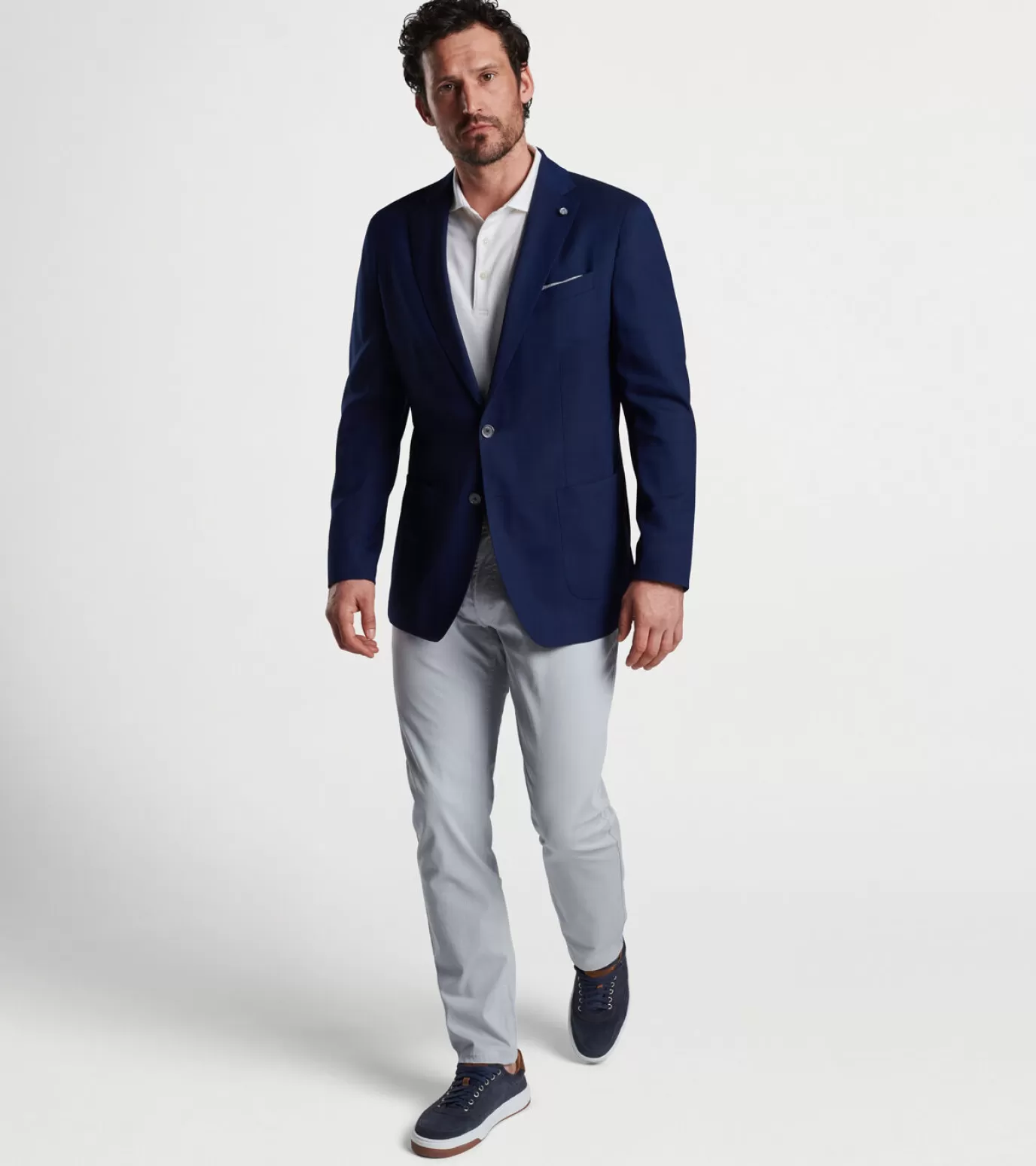 For The Course | Coastal Adventure-MEN | MEN Peter Millar Excursionist Flex Blazer Navy