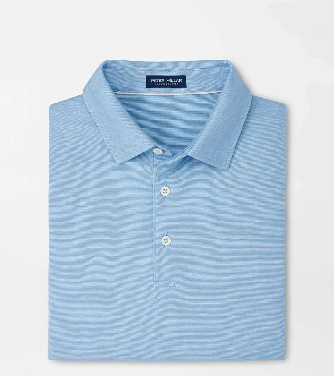 Polos-MEN Peter Millar Excursionist Flex Polo Blue Frost