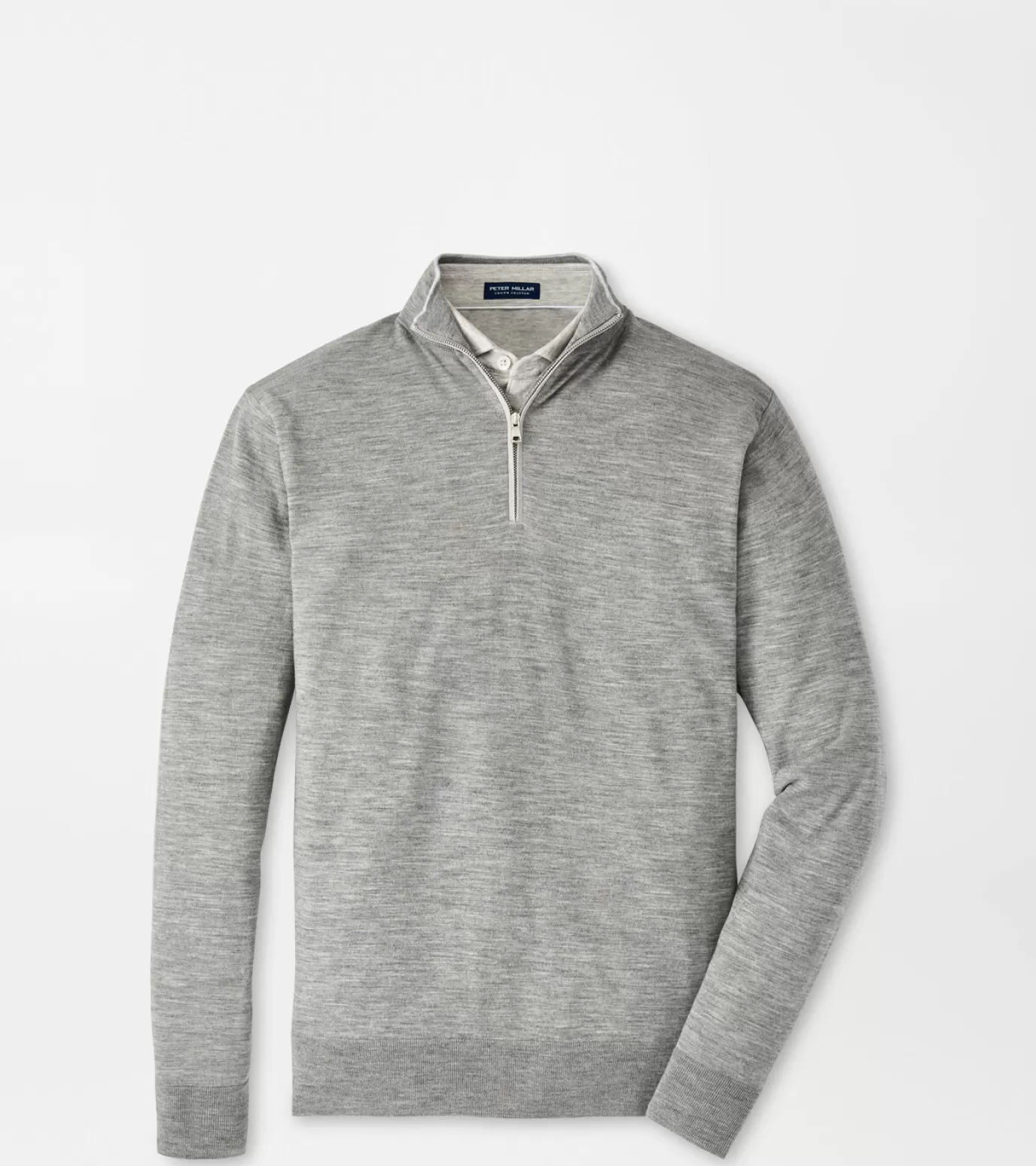 For The Course-MEN Peter Millar Excursionist Flex Quarter-Zip Black