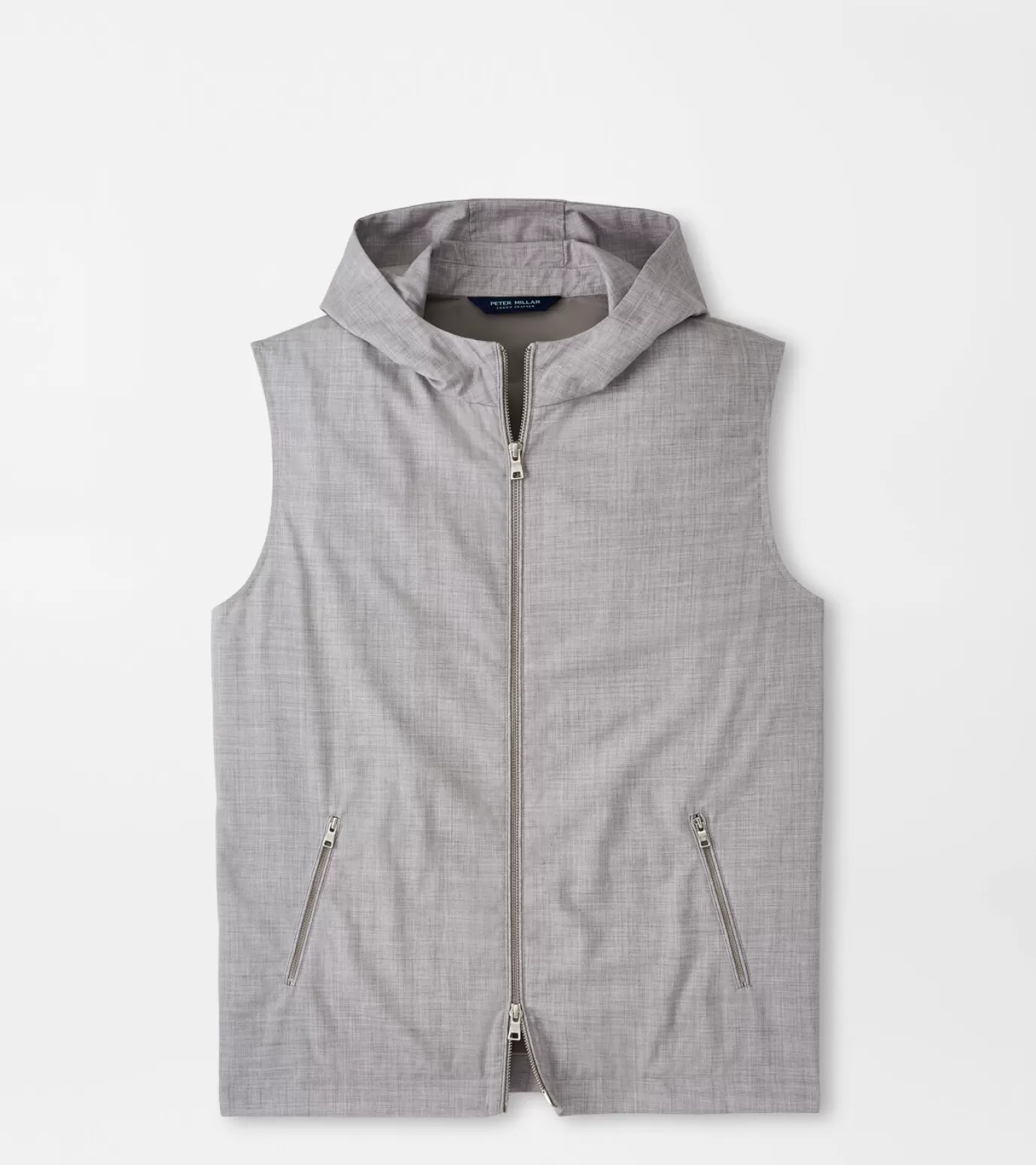 For The Course | Coastal Adventure | U.S. Open Collection | Jackets & Coats-MEN | MEN | MEN | MEN Peter Millar Excursionist Lite Hooded Vest Platinum