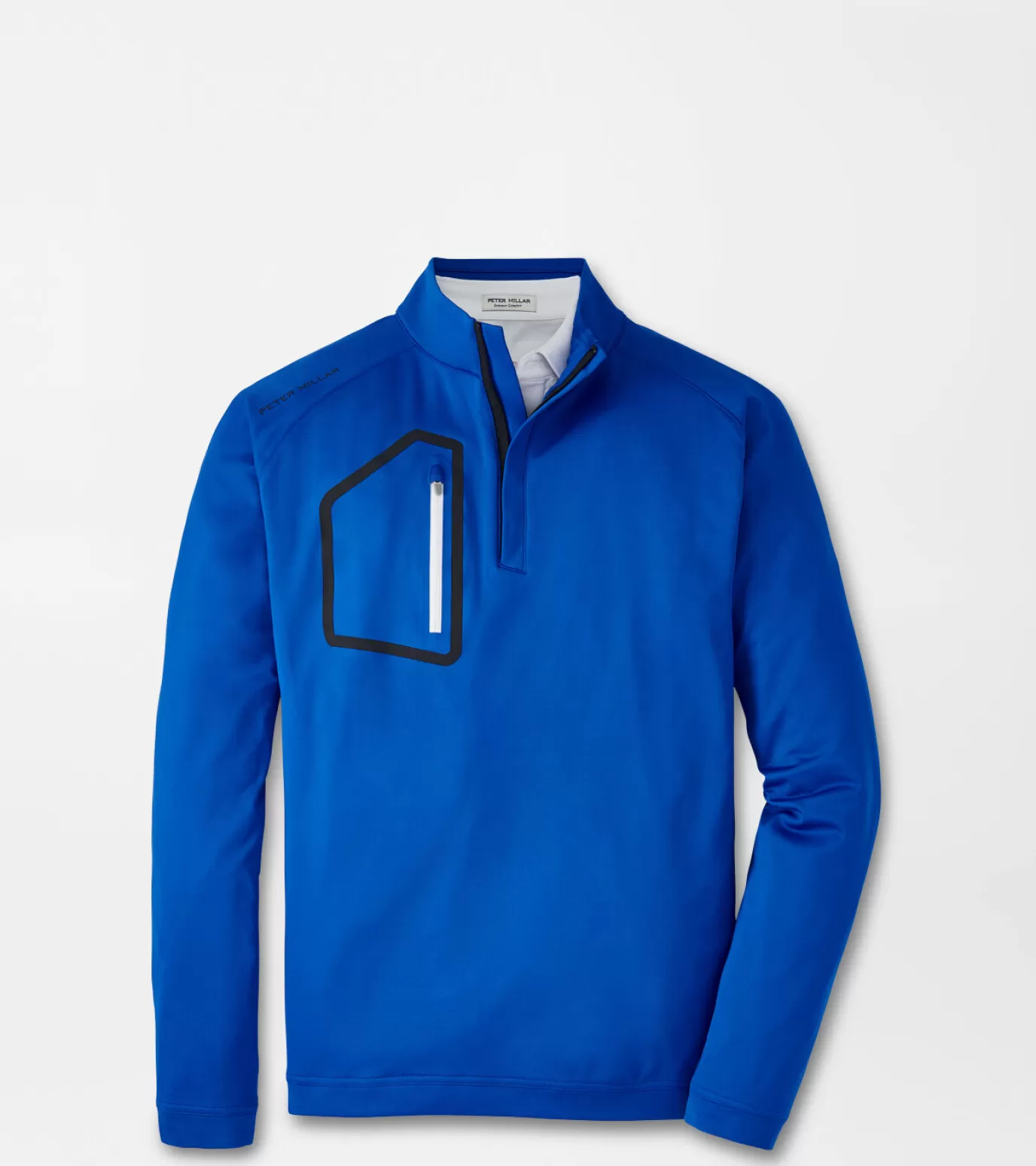 Polos | Travel Well | Sweaters-GOLF | MEN | MEN Peter Millar Forge Performance Quarter-Zip Sapphire