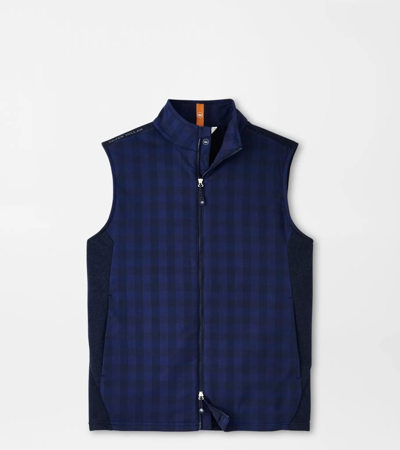 Travel Well | Jackets & Coats-MEN | MEN Peter Millar Fuse Elite Flannel Hybrid Vest Navy