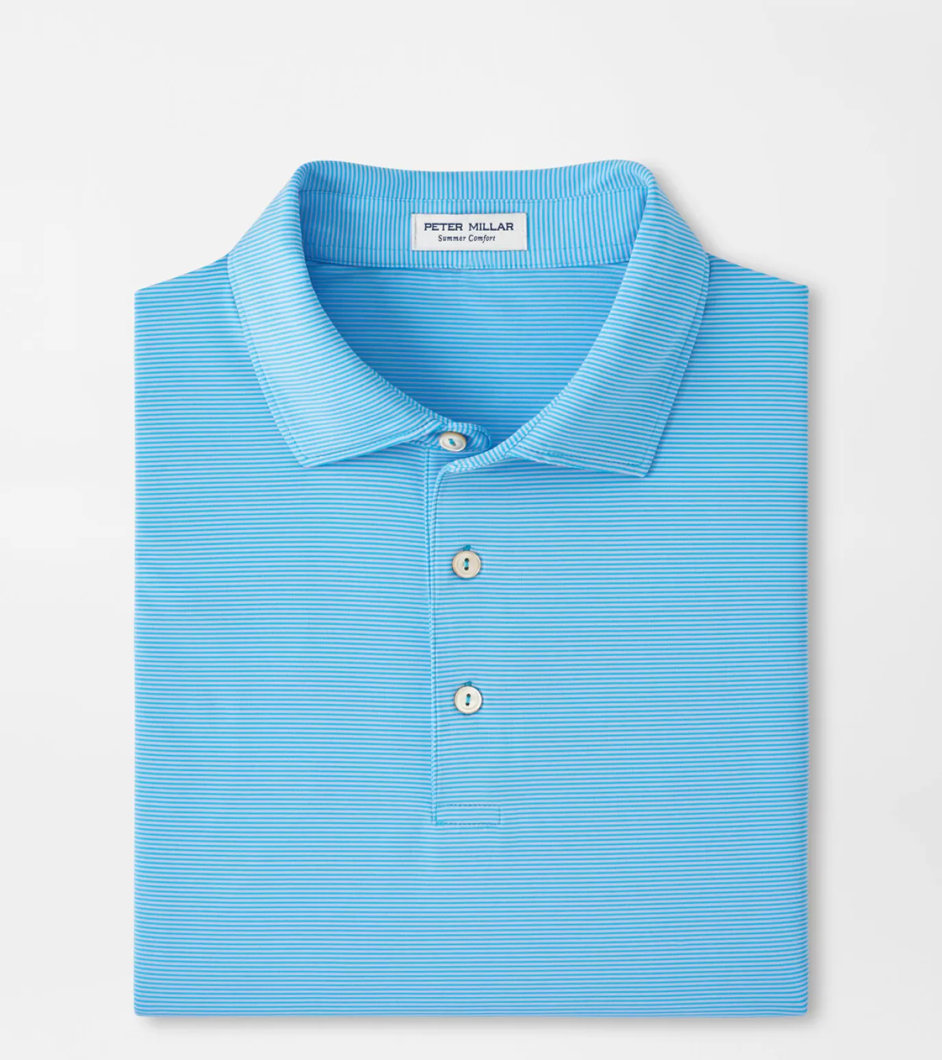 Performance Rain Gear | Travel Well | Coastal Adventure | Polos-GOLF | Youth | MEN | MEN | MEN Peter Millar Jubilee Stripe Performance Polo Cottage Blue