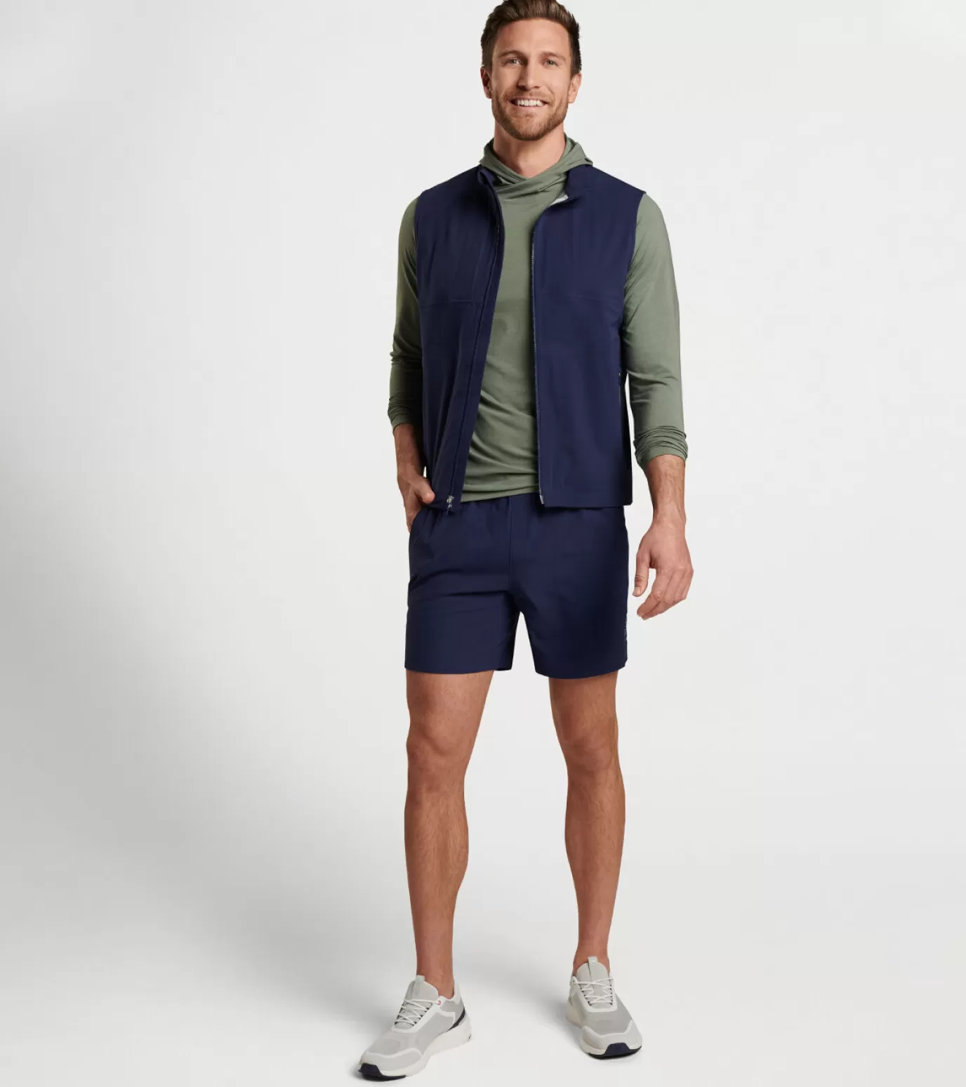 Jackets & Coats-MEN Peter Millar Kinetic Performance Vest Navy