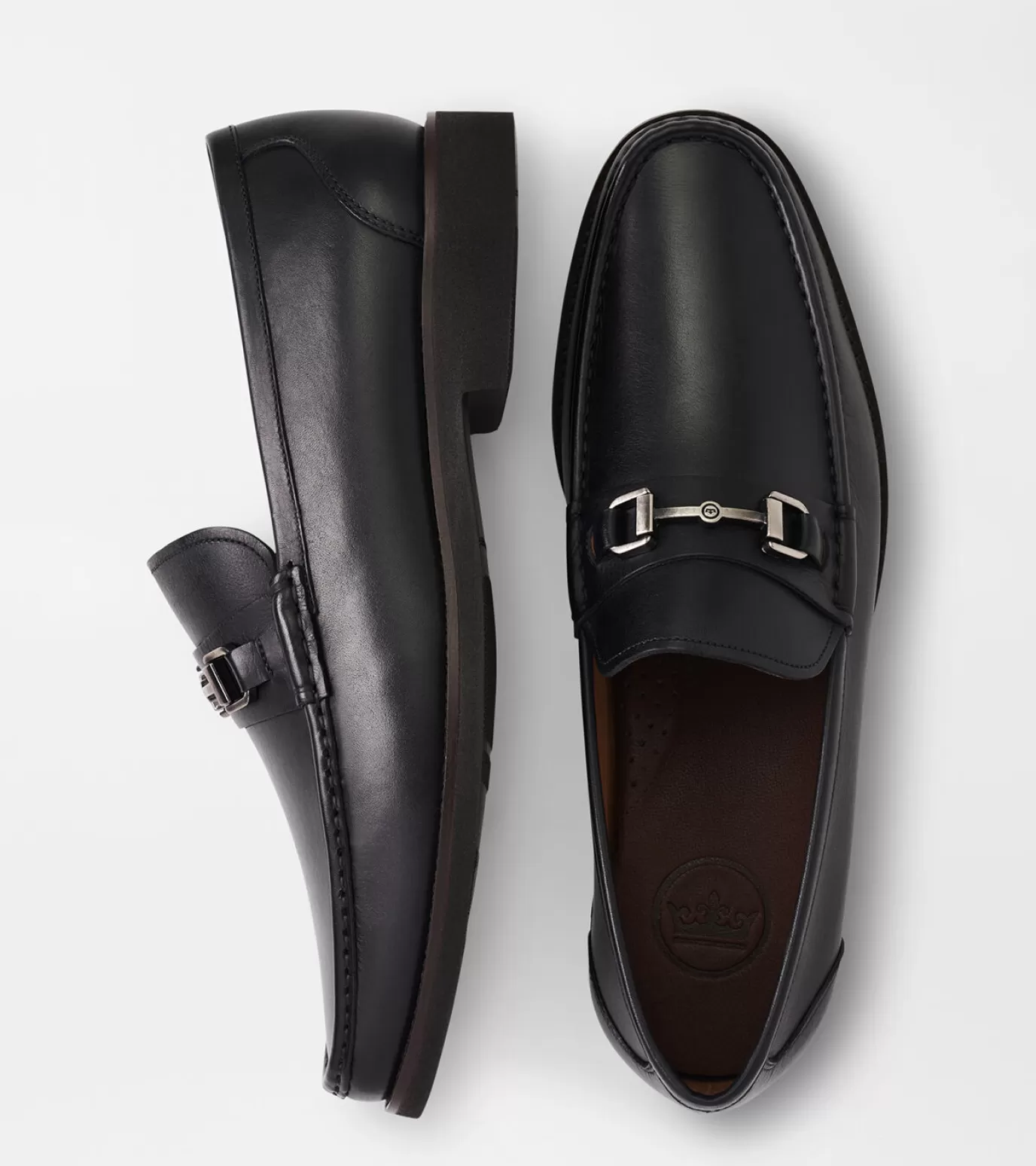 For The Course | Sport Coats-MEN | MEN Peter Millar Leather Bit Loafer Black