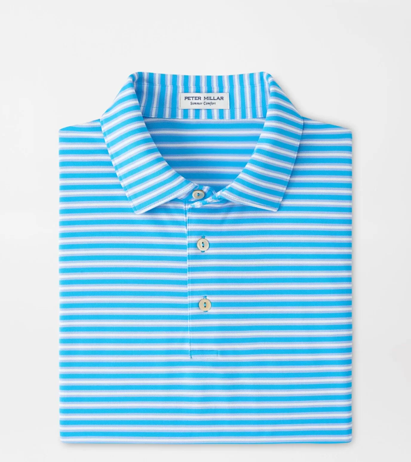 Travel Well | Polos-Youth | MEN | MEN Peter Millar Logan Performance Mesh Polo Cottage Blue