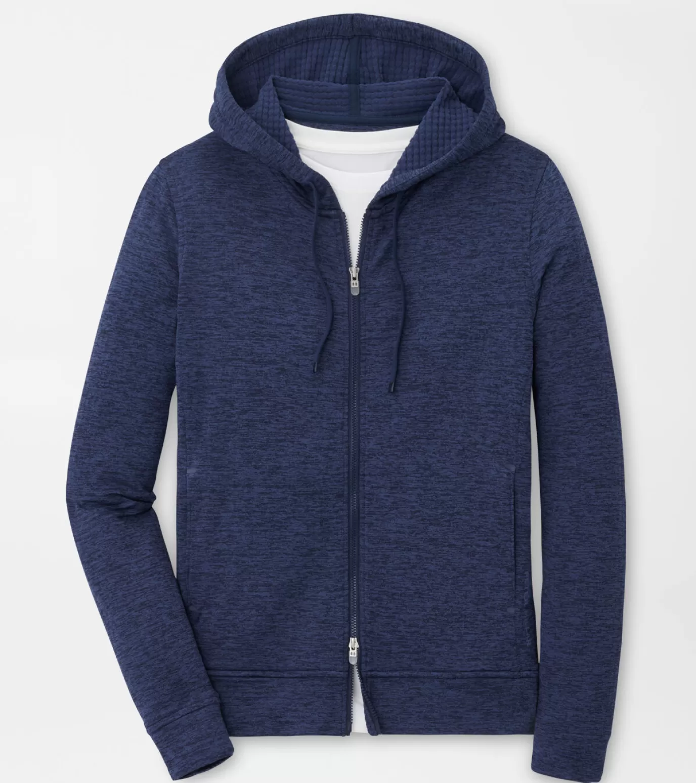 Crown Sport | Crown | Sweaters-WOMEN | WOMEN | WOMEN Peter Millar Maven Performance Full-Zip Hoodie Cirrus Blue