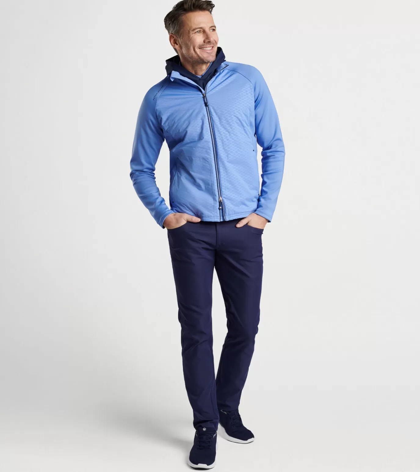 Travel Well | Coastal Adventure-MEN | MEN Peter Millar Merge Elite Hybrid Jacket BONDI BLUE