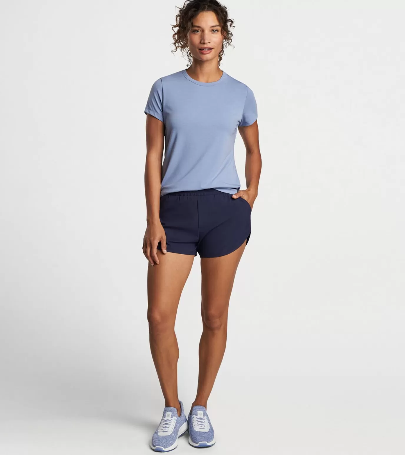 Crown Sport | Crown-WOMEN | WOMEN Peter Millar Meridian Performance Running Short Navy