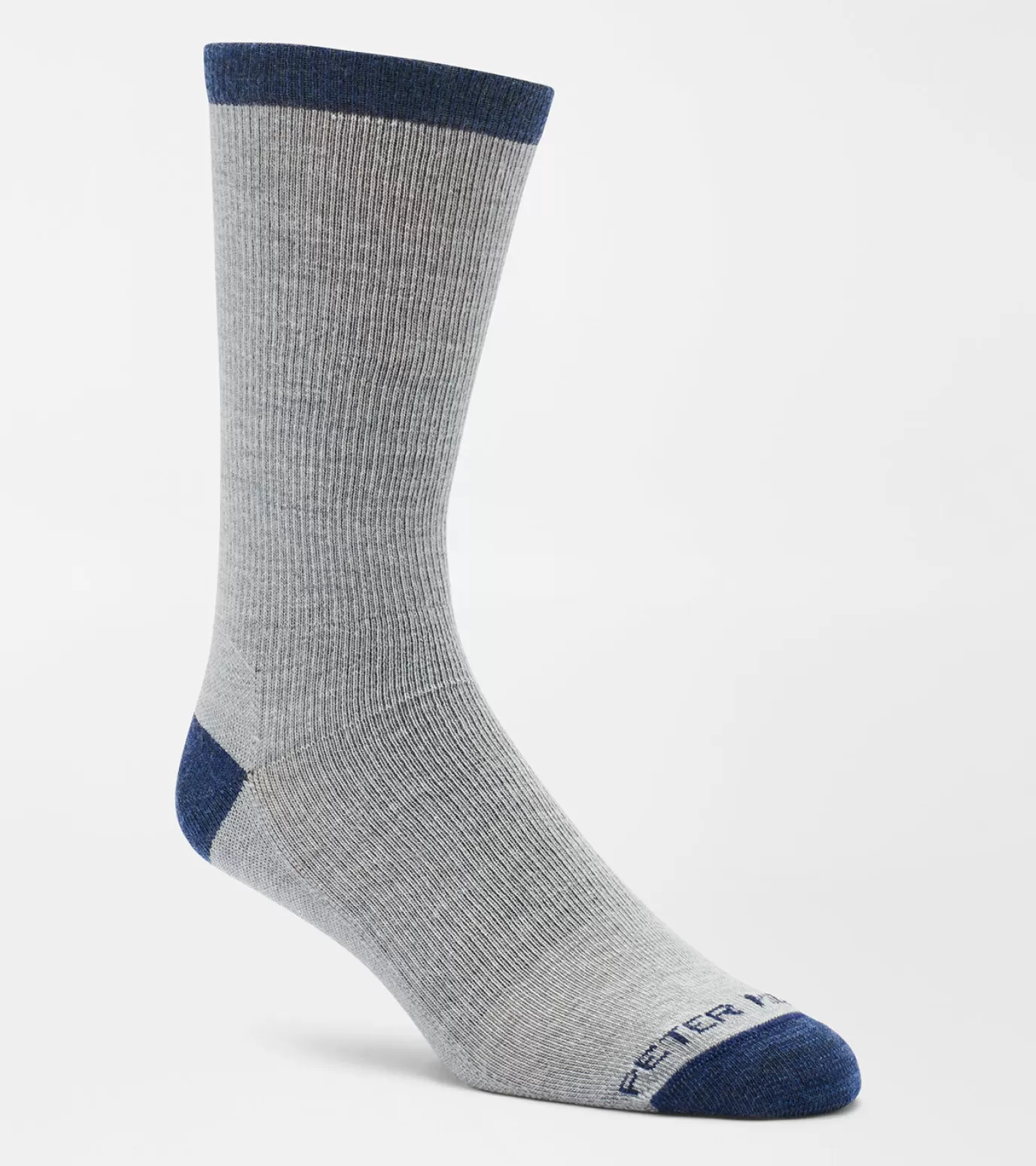 Coastal Adventure-MEN Peter Millar Merino Crew Sock Black