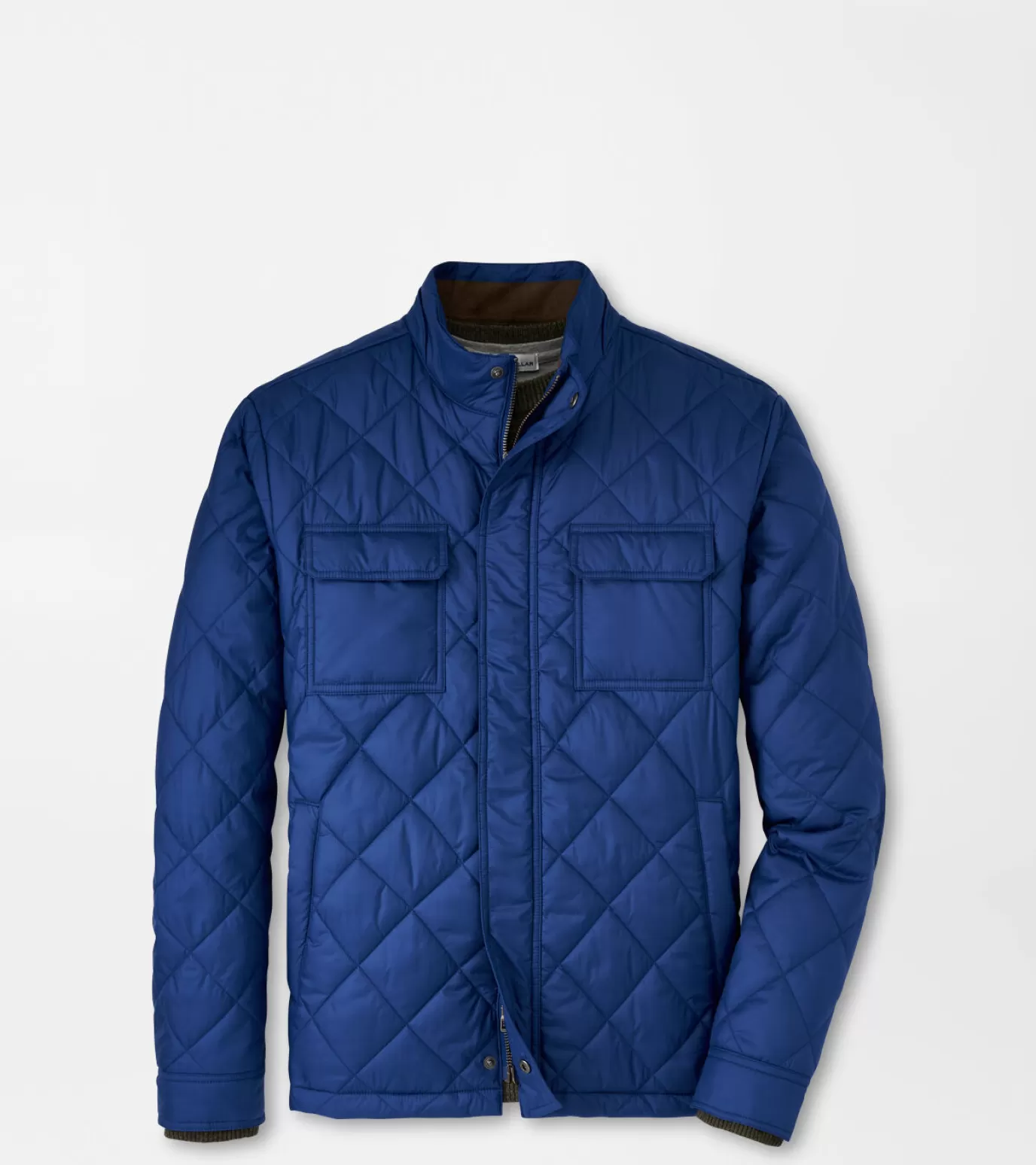 Coastal Adventure | U.S. Open Collection-MEN | MEN Peter Millar Norfolk Quilted Bomber Atlantic Blue