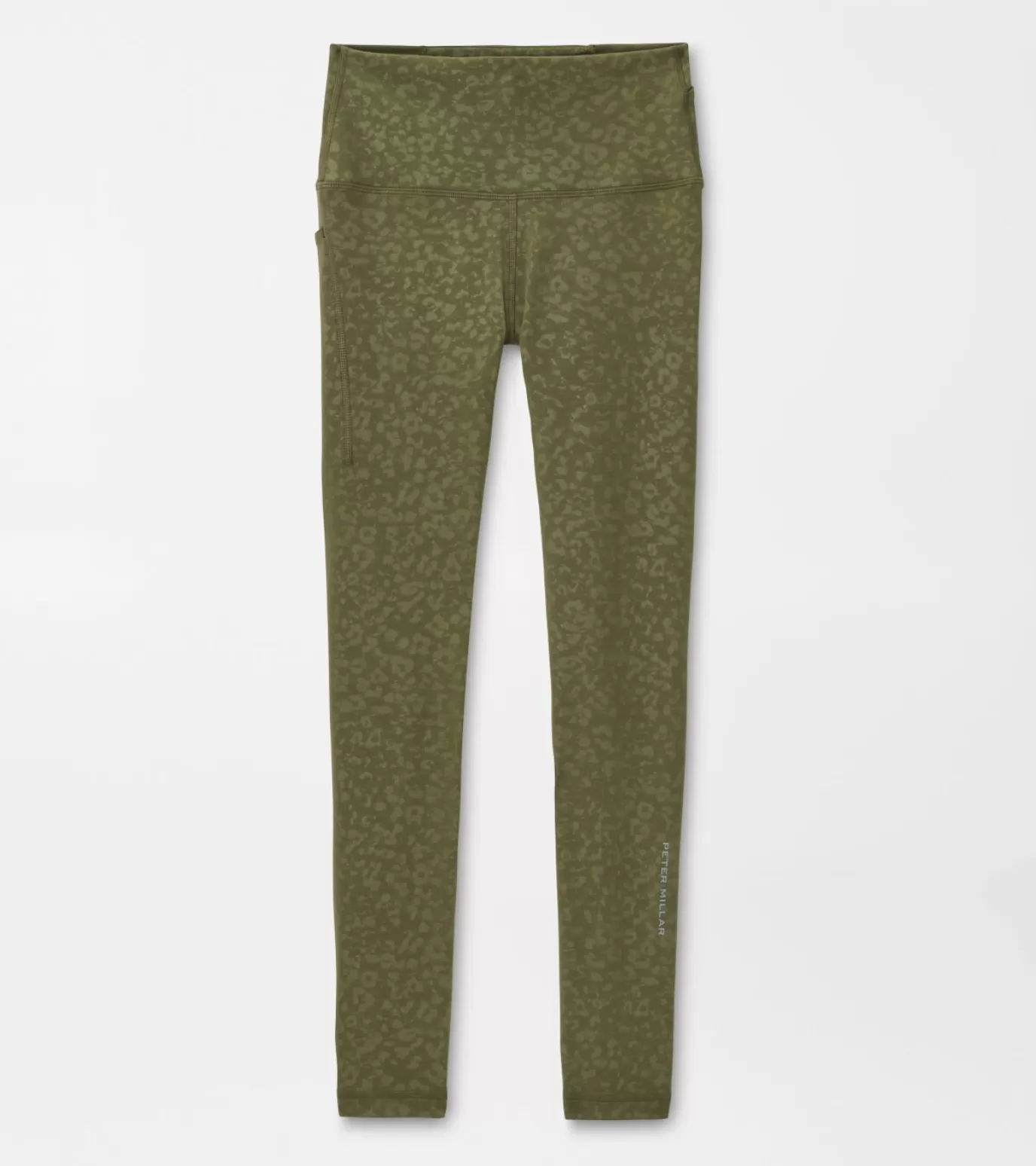 Crown Sport | Crown-WOMEN | WOMEN Peter Millar Nova Performance Embossed 7/8 Legging Dark Military