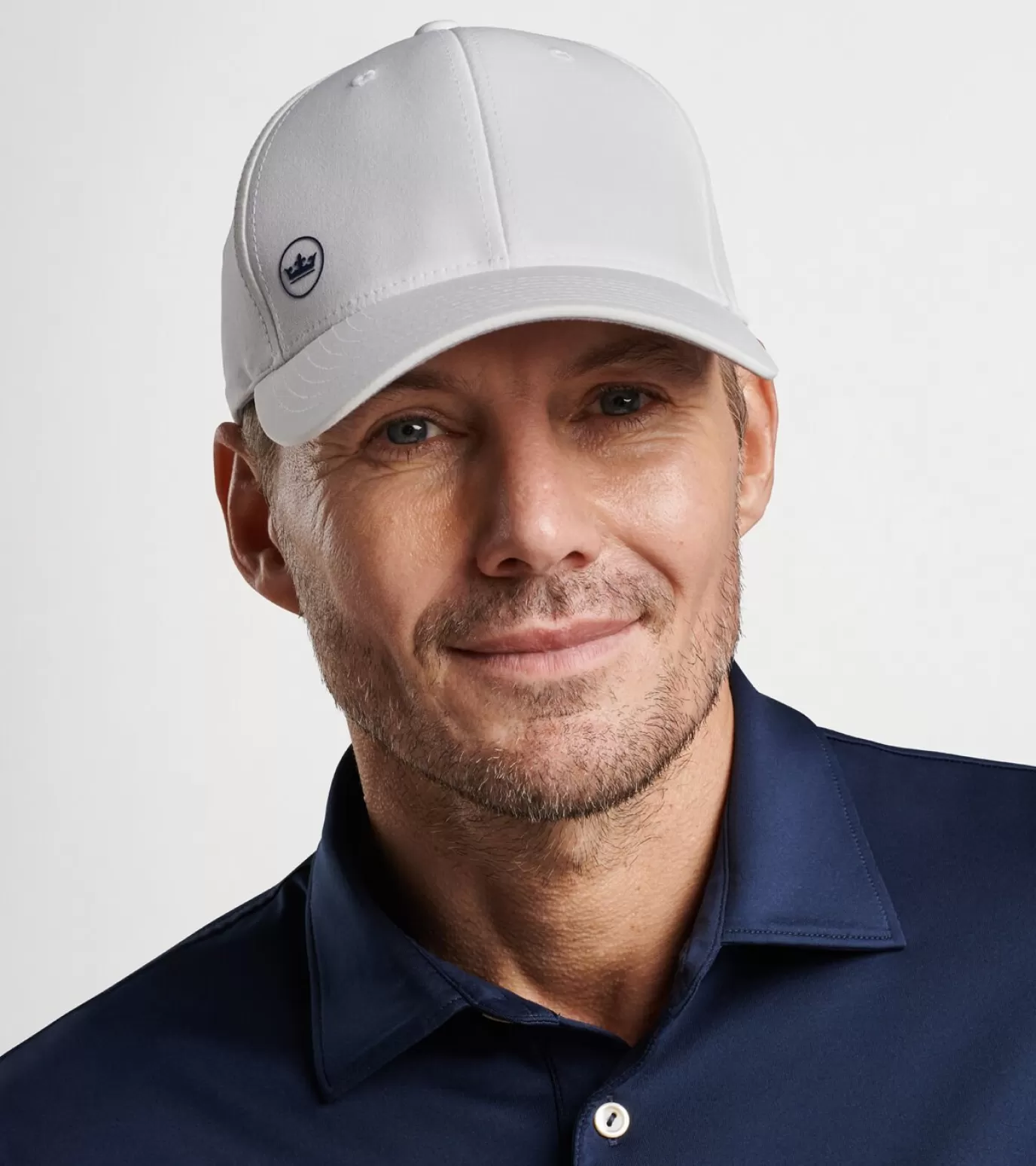 U.S. Open Women's | Crown | Travel Well | Coastal Adventure | Mountain Getaway-GOLF | WOMEN | MEN | MEN | MEN Peter Millar Off-Set Crown Performance Hat White