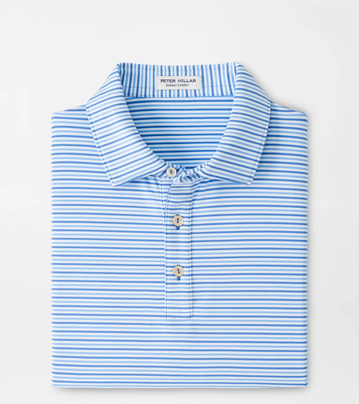 Travel Well | Coastal Adventure | Polos-Youth | MEN | MEN | MEN Peter Millar Olson Performance Jersey Polo BONDI BLUE