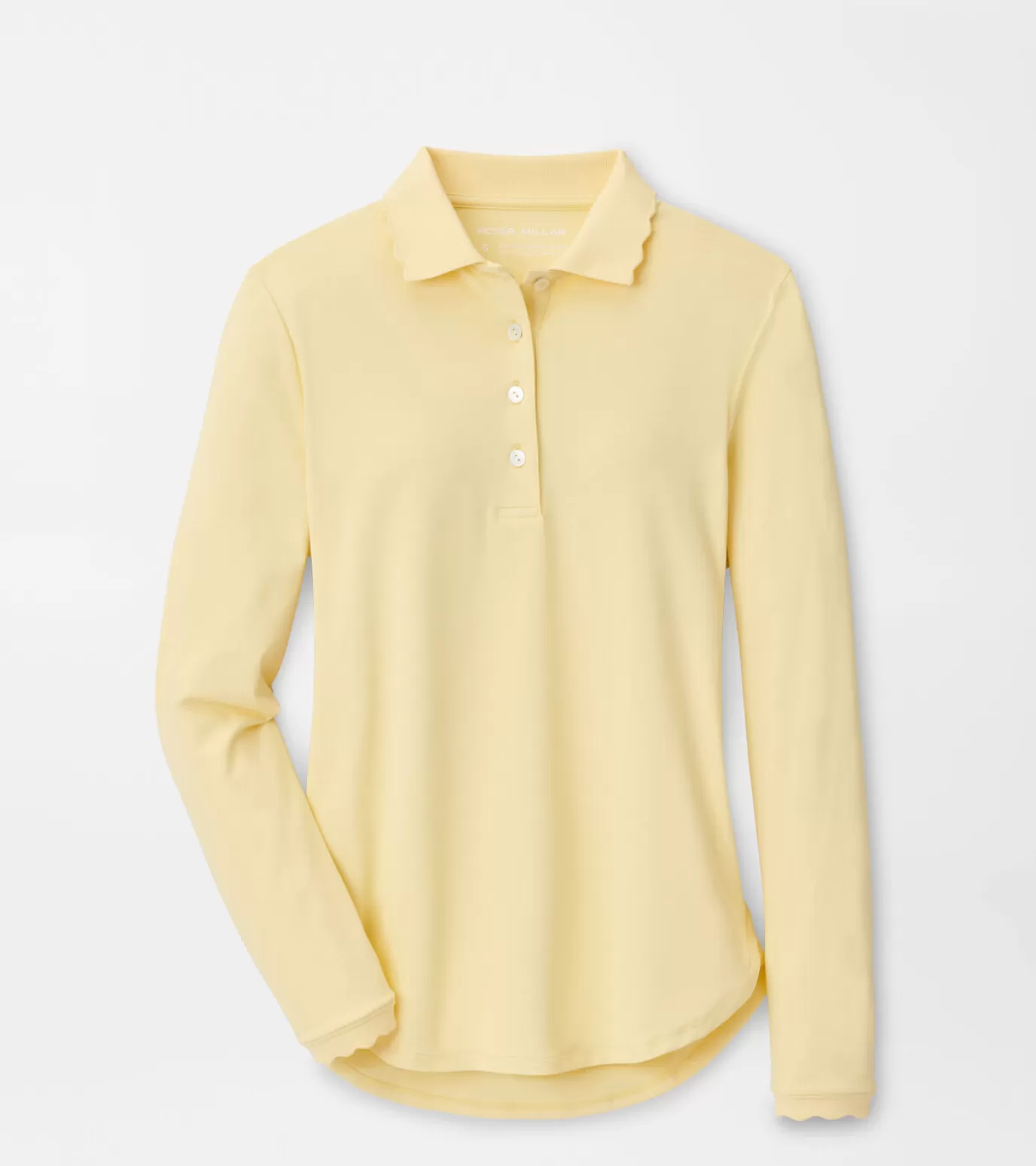 Crown | Find Your Fit-WOMEN | MEN Peter Millar Opal Long-Sleeve Stretch Jersey Polo MORNING SUN