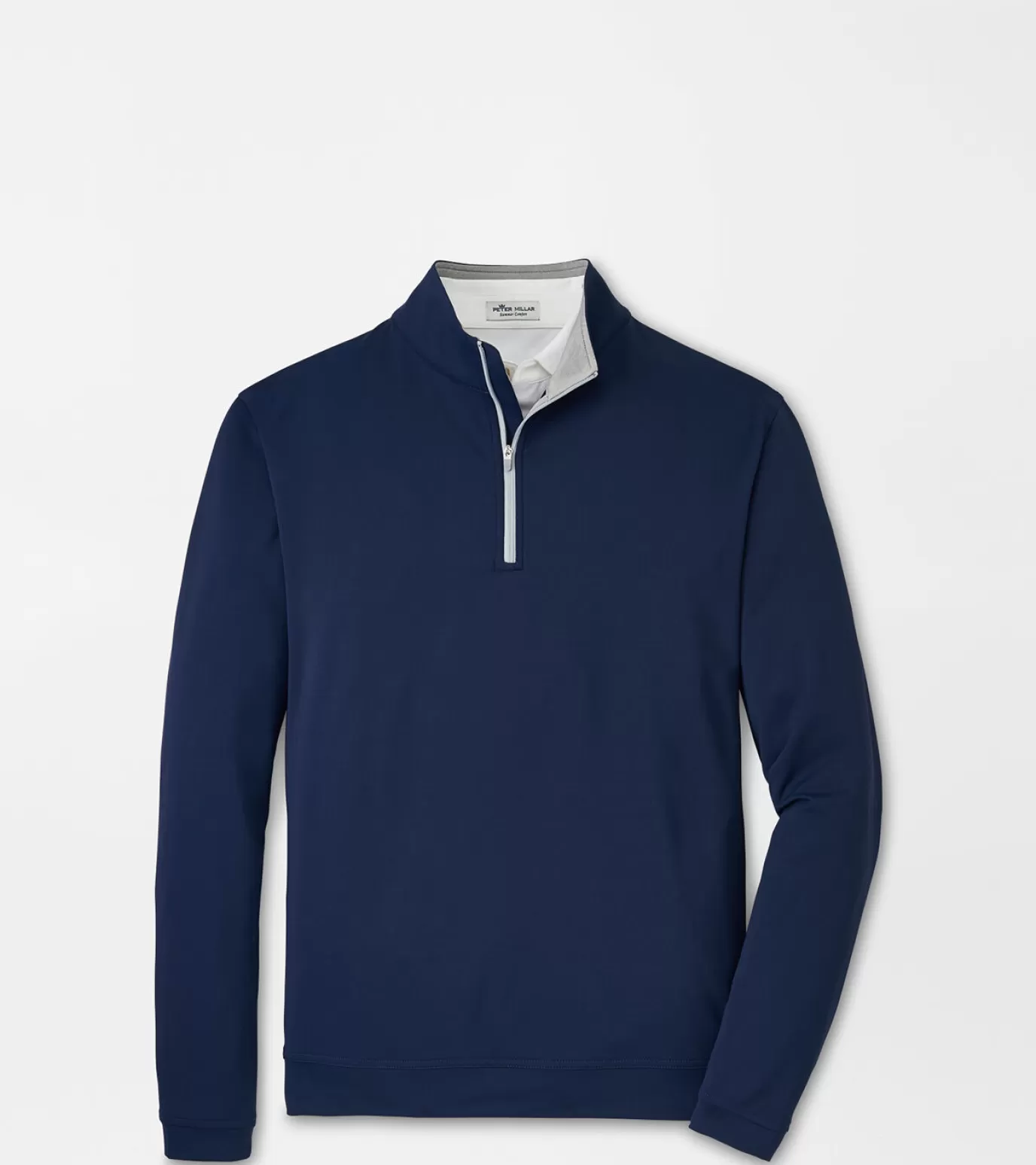 Polos | Travel Well | Coastal Adventure | Sweaters-GOLF | MEN | MEN | MEN Peter Millar Perth Performance Quarter-Zip Iron