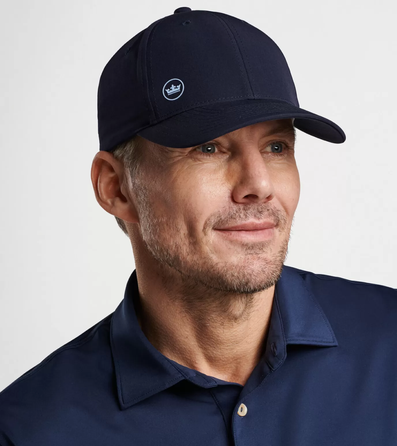 U.S. Open Women's | Travel Well-GOLF | MEN Peter Millar Off-Set Crown Performance Hat Navy