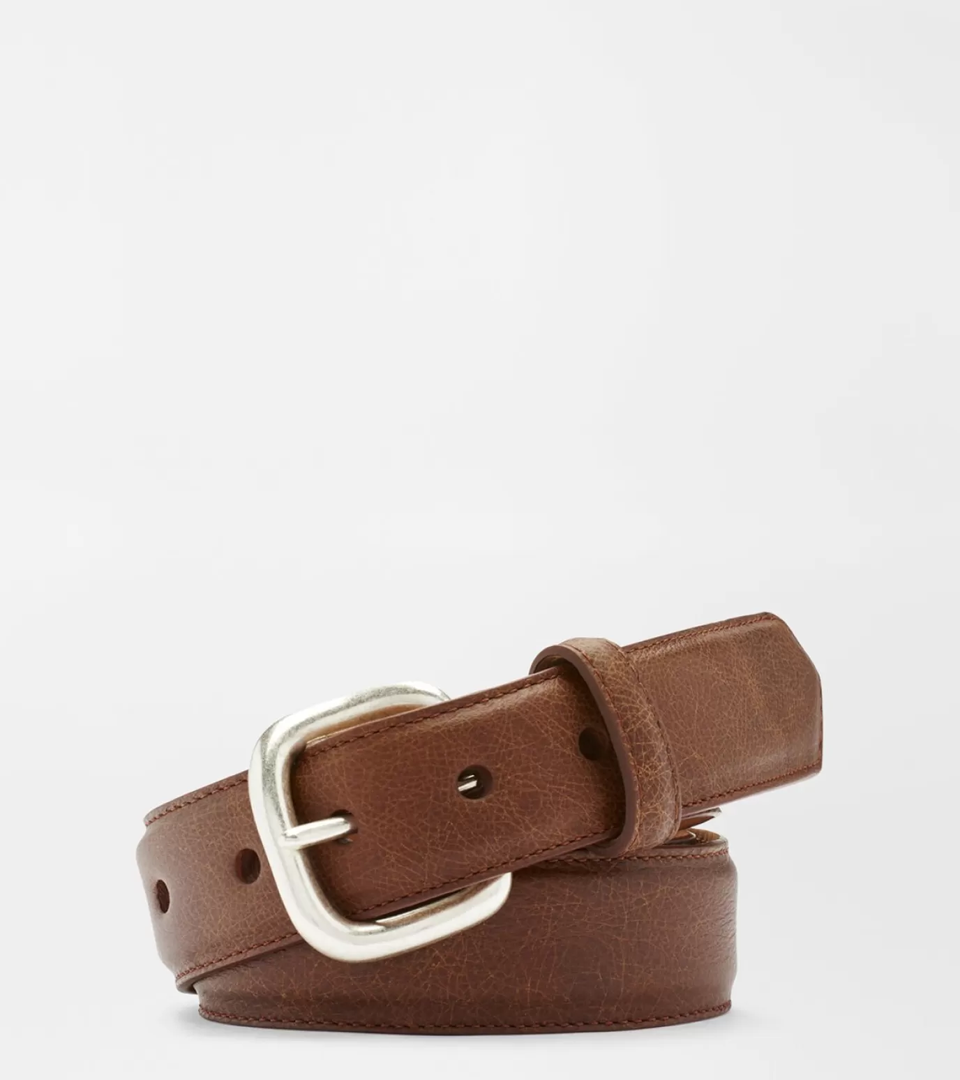 Coastal Adventure | U.S. Open Collection-MEN | MEN Peter Millar Pilot Mill Belt Brown