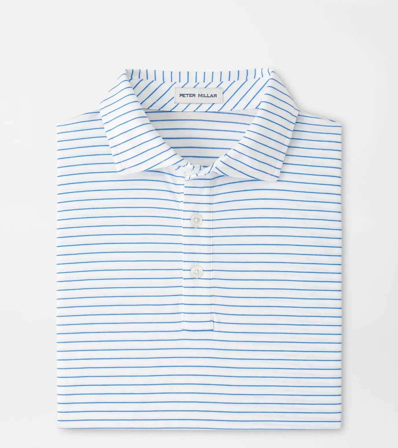 Coastal Adventure | Mountain Getaway | Polos-MEN | MEN | MEN Peter Millar Pilot Mill Cedar Stripe Short-Sleeve Polo Cape Blue