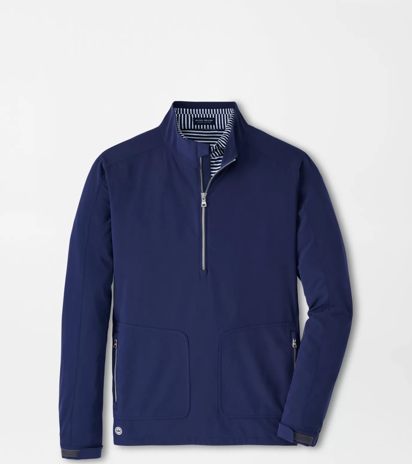 Travel Well-MEN Peter Millar Quest Half-Zip Gale Grey