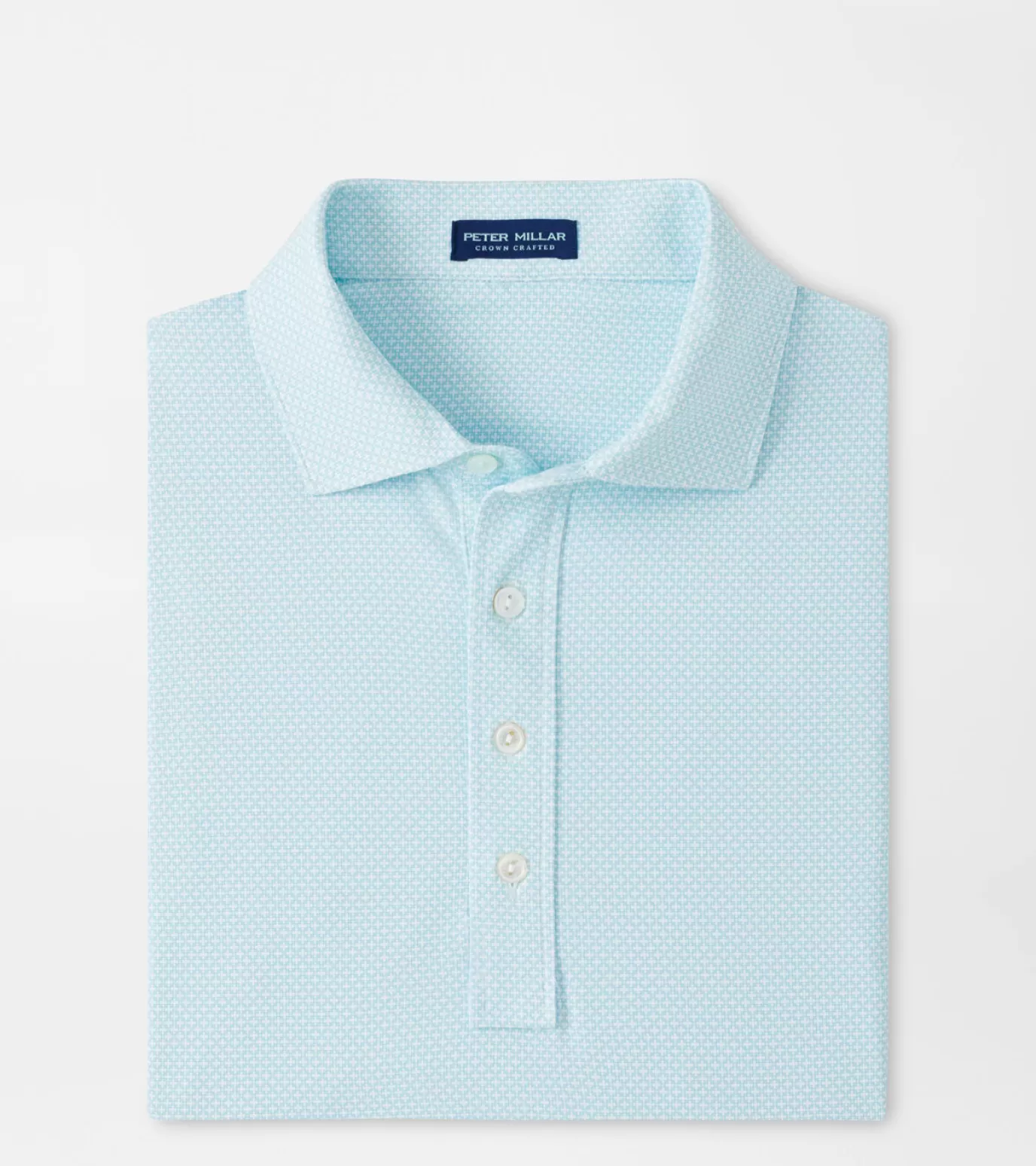 Travel Well | Polos-Youth | MEN | MEN Peter Millar Regent Geo Performance Jersey Polo White