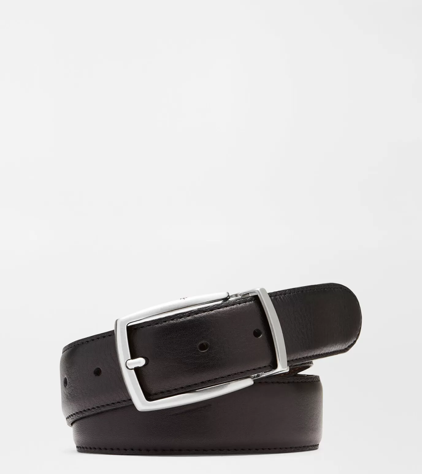 Coastal Adventure | U.S. Open Collection-MEN | MEN Peter Millar Reversible Leather Belt Black/Brown