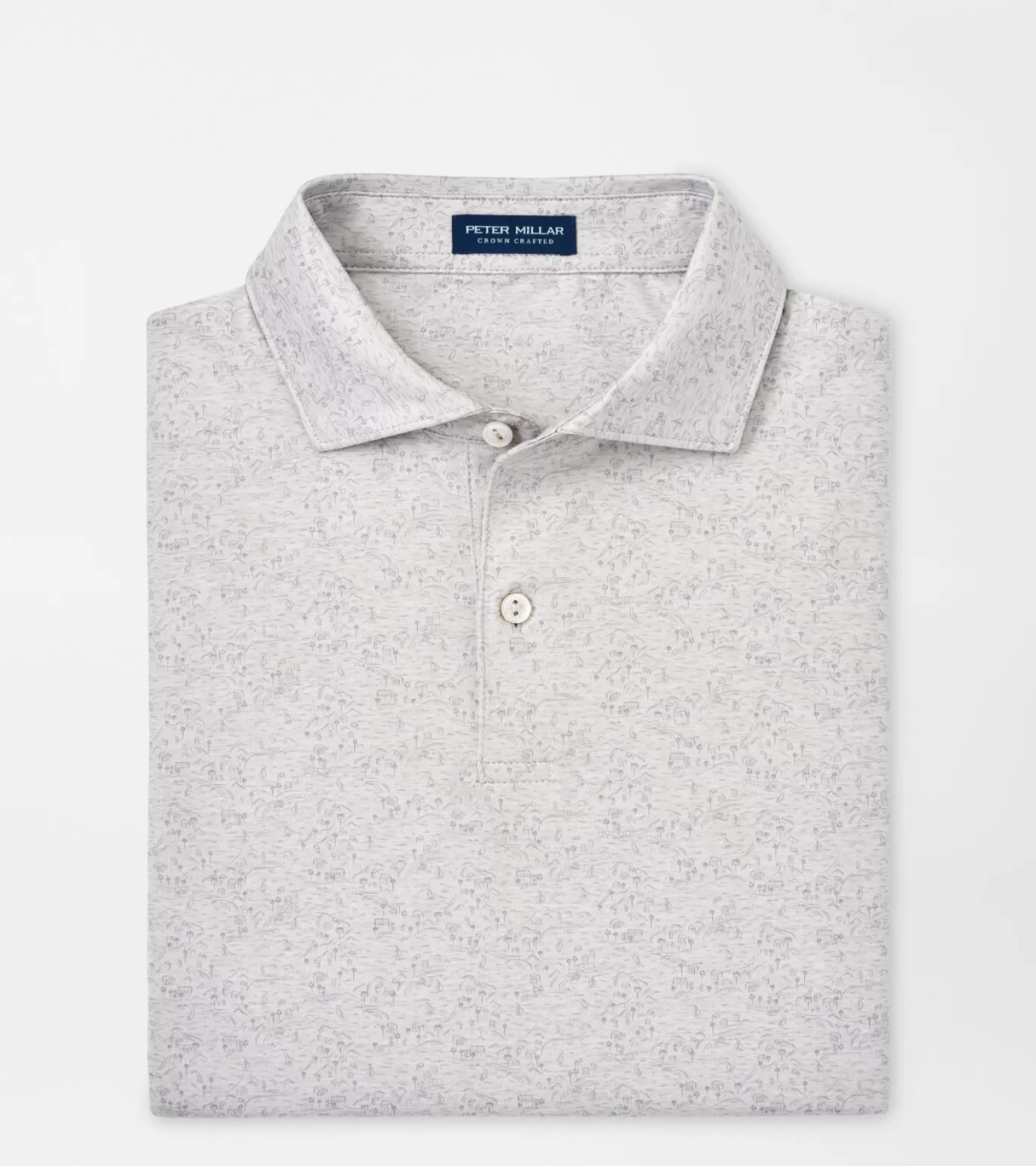 Travel Well | Polos-Youth | MEN | MEN Peter Millar Riviera Performance Jersey Polo British Grey