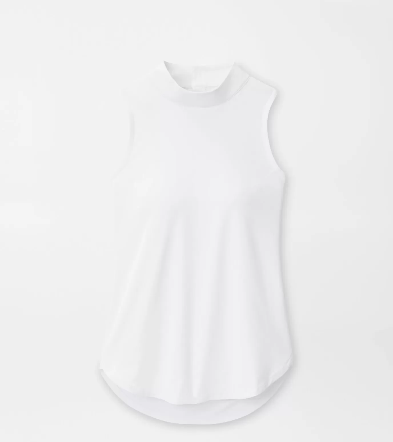 Crown | Find Your Fit-WOMEN | MEN Peter Millar Scottie Sleeveless Mock Neck Shell White