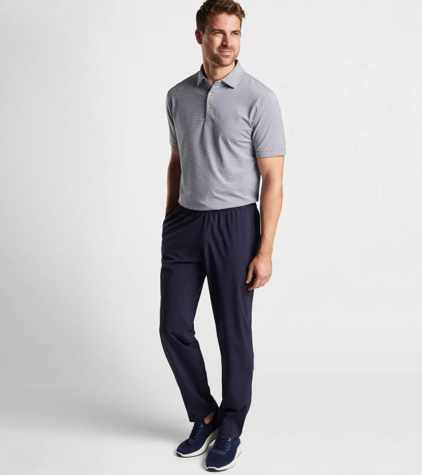 Travel Well | Bottoms | T-Shirts-MEN | MEN | MEN Peter Millar Shield Pull-On Rain Pant Navy