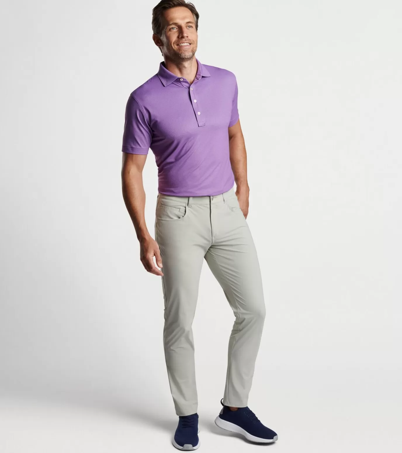 Travel Well | Polos-Youth | MEN | MEN Peter Millar Signature Performance Jersey Polo VALENCIA