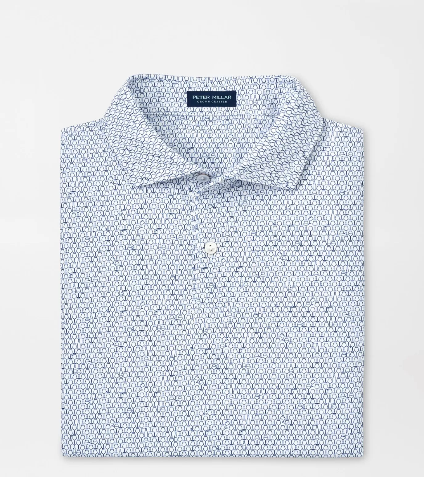 Travel Well | Polos-Youth | MEN | MEN Peter Millar Staccato Performance Jersey Polo White